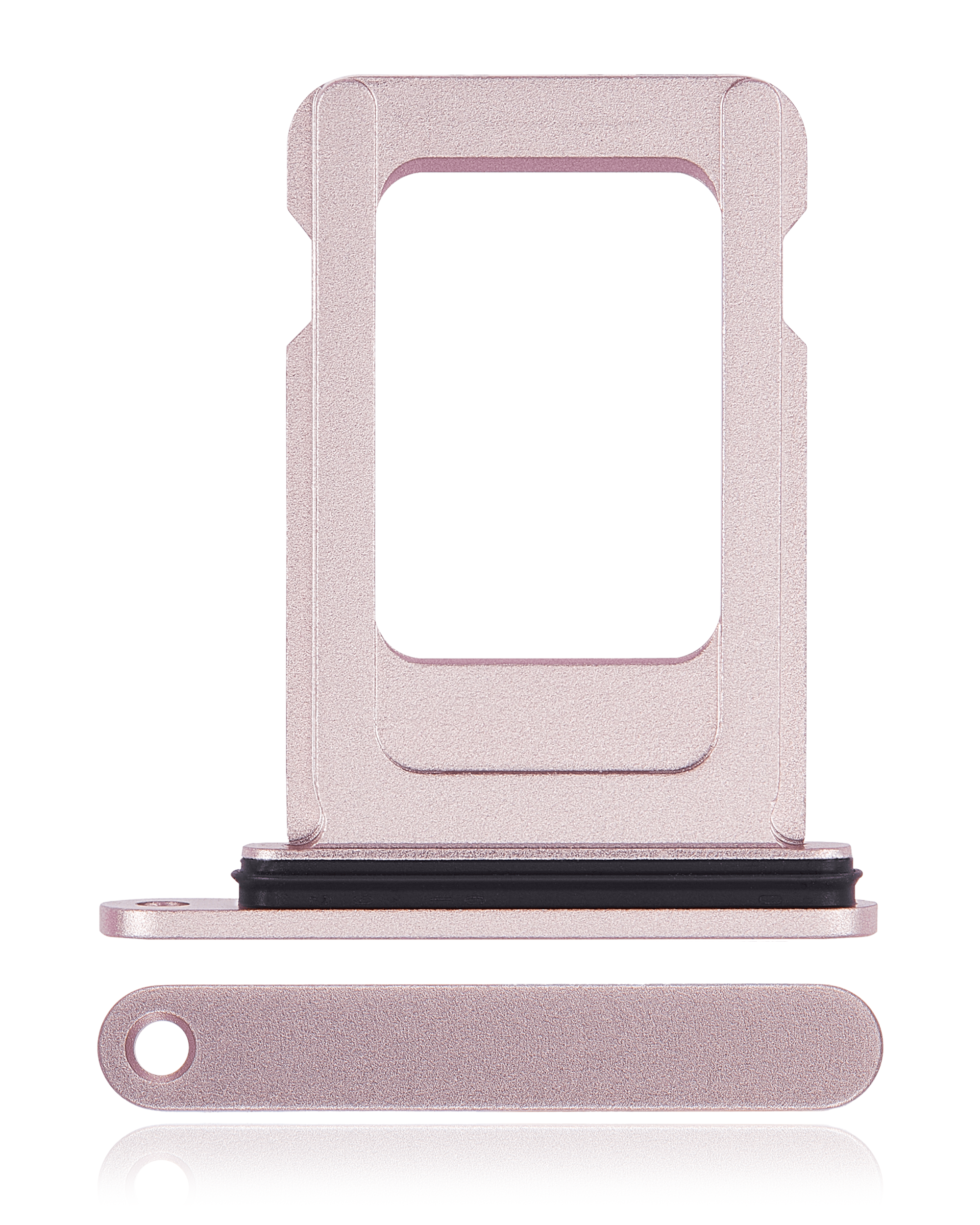 Single Sim Card Tray Compatible For iPhone 15 / 15 Plus (Pink)