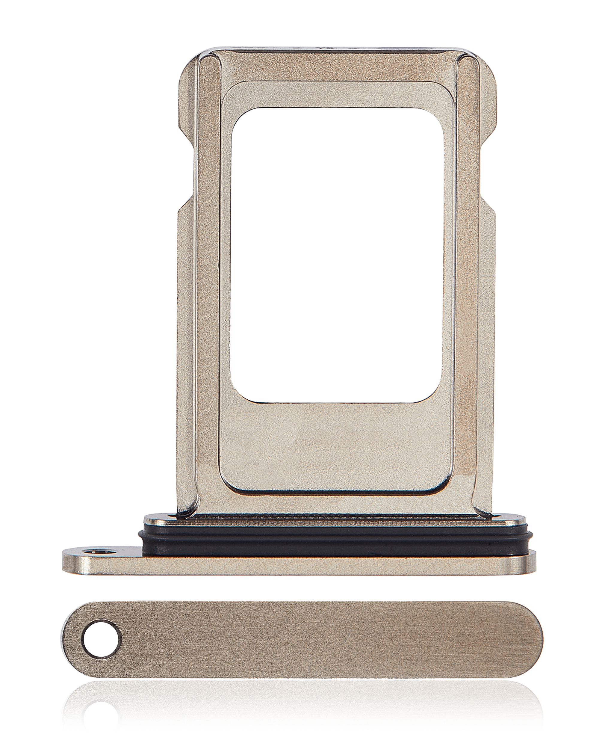 Single Sim Card Tray Compatible For iPhone 15 Pro / 15 Pro Max (Natural Titanium)