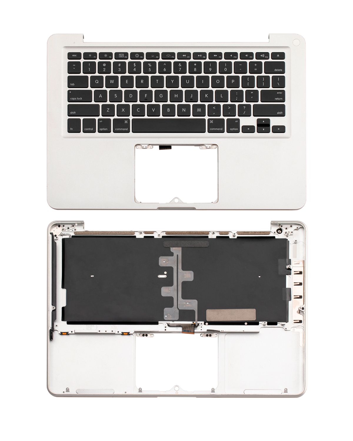 Top Case With Keyboard Compatible For MacBook Unibody 13" (A1278 / Mid 2009 / Mid 2010) (US English) (Used OEM Pull: Grade A)