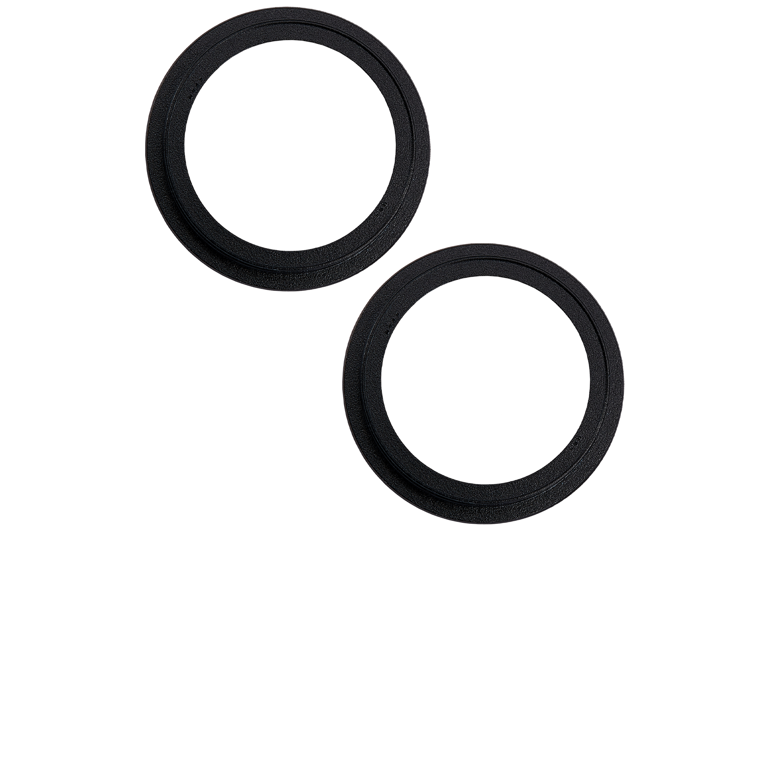 Back Camera Bezel Ring Only Compatible For iPhone 15 / 15 Plus (Black) (2 Piece Set)