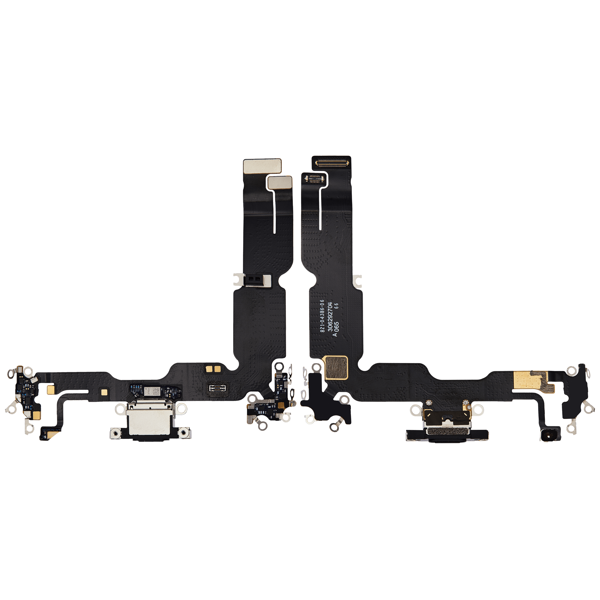 Charging Port Flex Cable Compatible For iPhone 15 Plus (Premium) (Black)