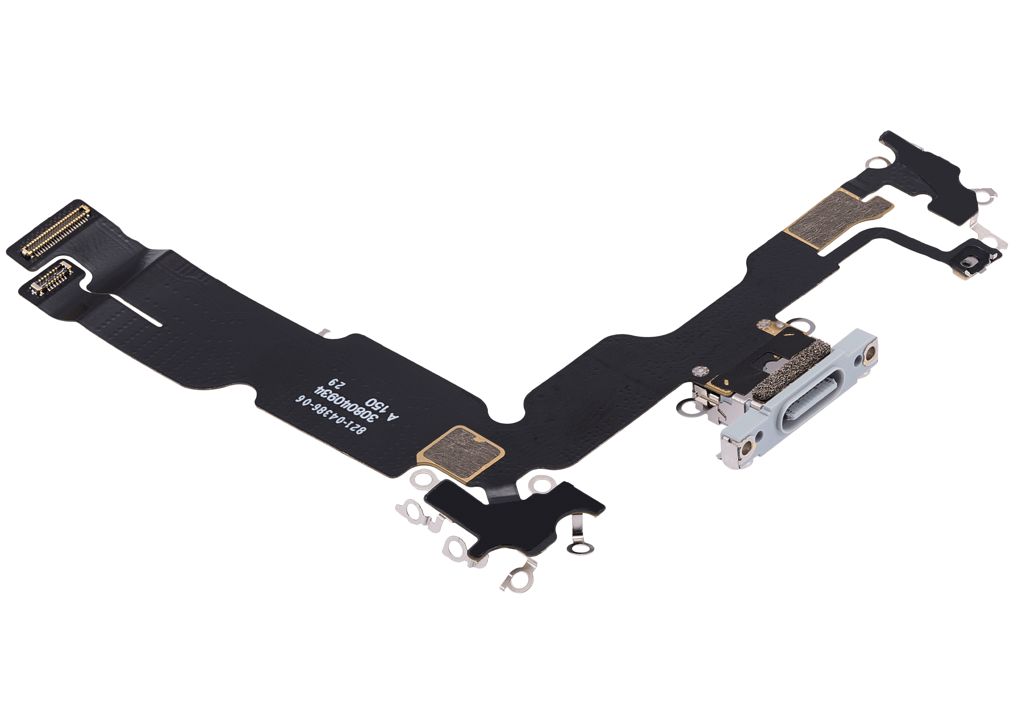 Charging Port Flex Cable Compatible For iPhone 15 Plus (Premium) (Blue)