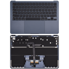 Top Case Assembly With Battery And Keyboard Compatible For MacBook Air 13" (A2681 / Mid 2022) (Midnight) (US Keyboard)