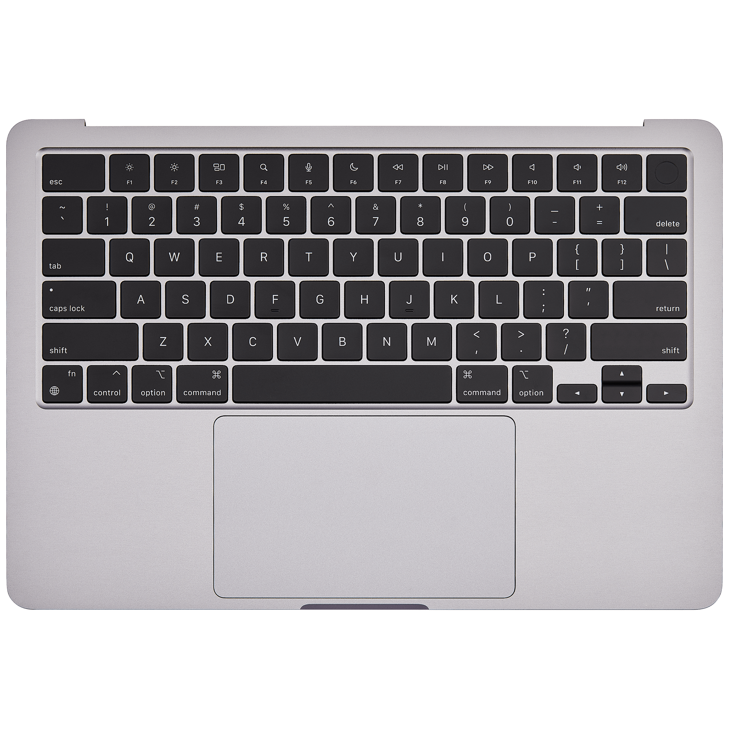 Top Case Assembly With Battery And Keyboard Compatible For MacBook Air 13" (A2681 / Mid 2022) (Space Gray) (US Keyboard)