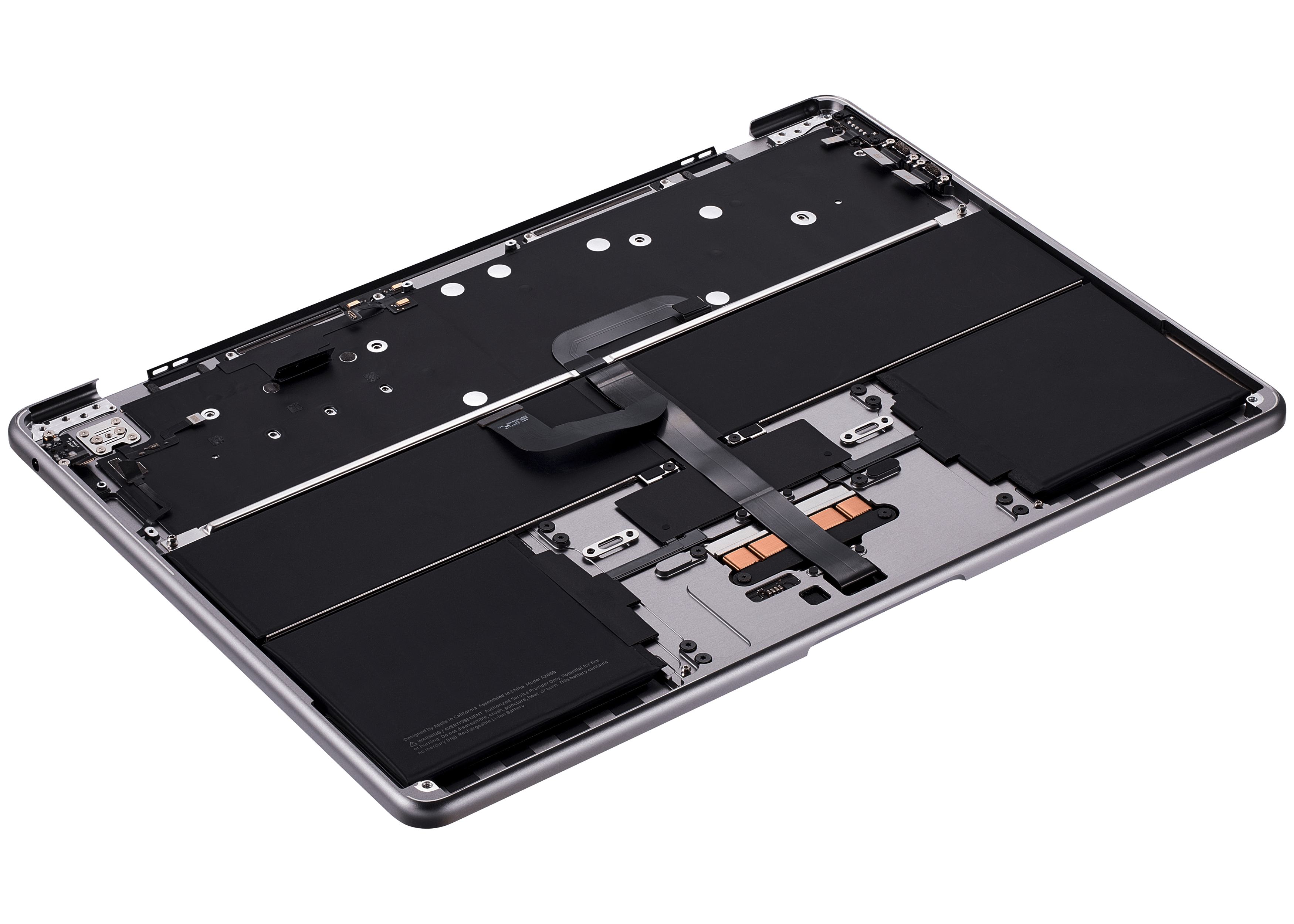 Top Case Assembly With Battery And Keyboard Compatible For MacBook Air 13" (A2681 / Mid 2022) (Space Gray) (US Keyboard)