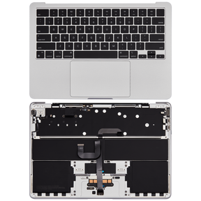 Top Case Assembly With Battery And Keyboard Compatible For MacBook Air 13" (A2681 / Mid 2022) (Silver) (US Keyboard)