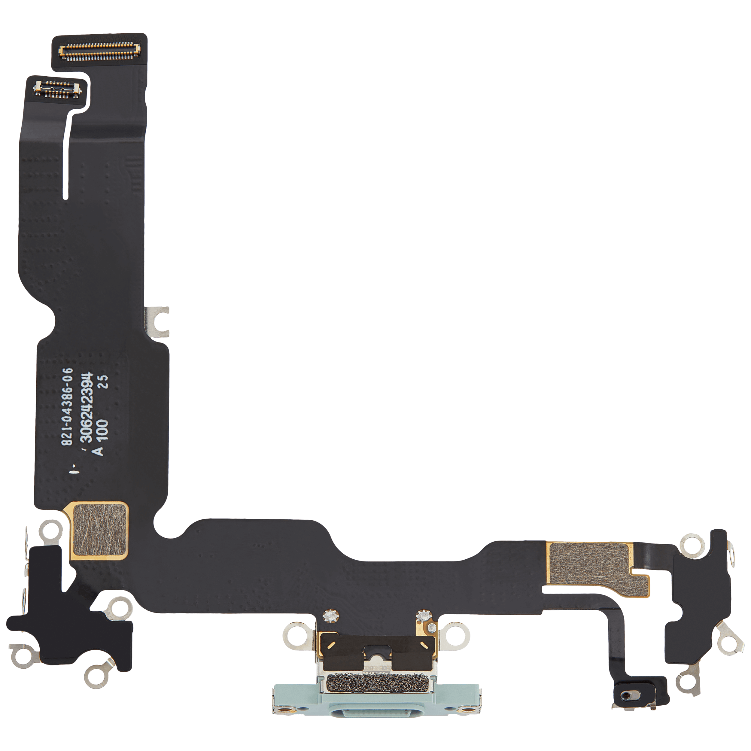 Charging Port Flex Cable Compatible For iPhone 15 Plus (Premium) (Green)