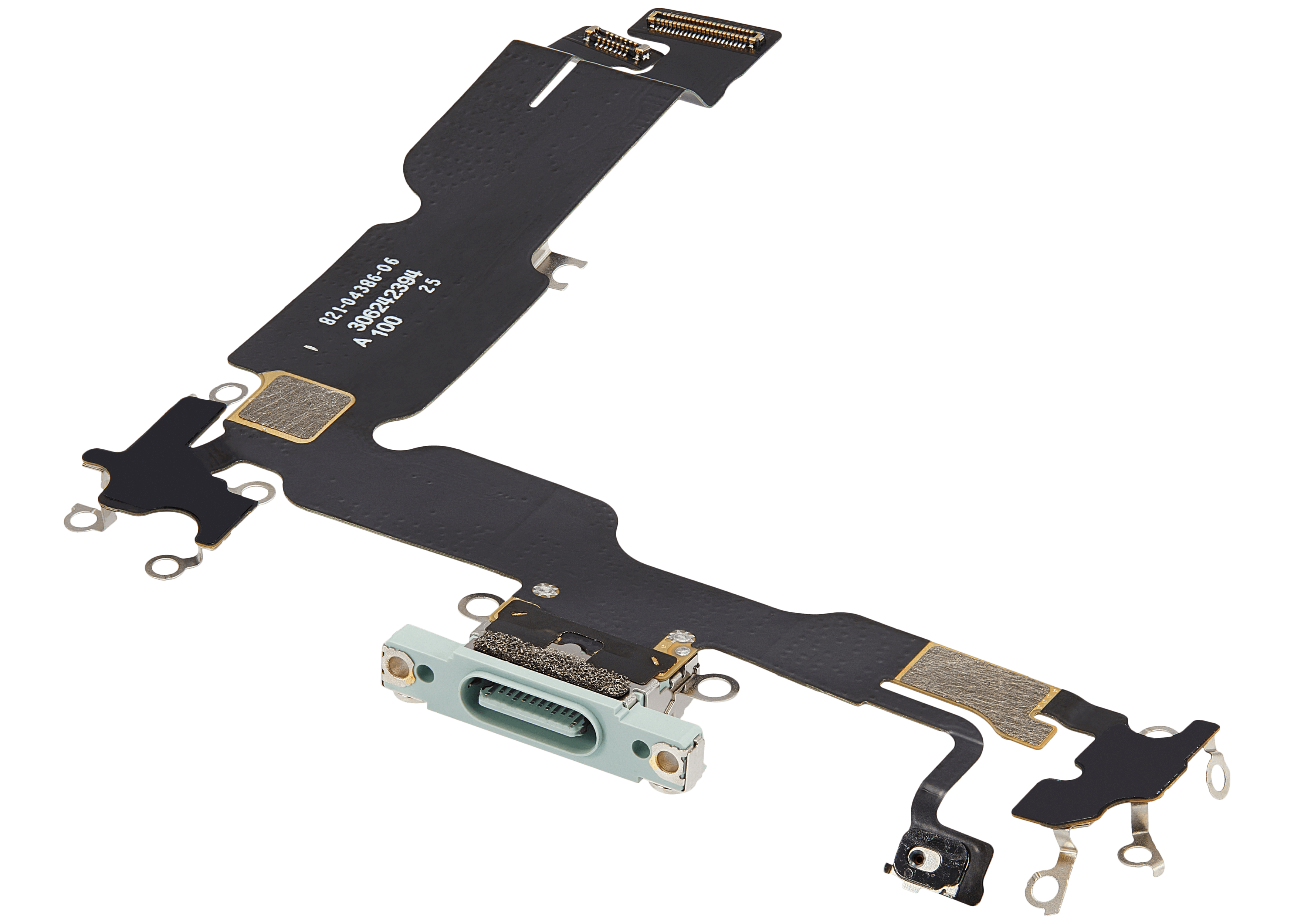 Charging Port Flex Cable Compatible For iPhone 15 Plus (Premium) (Green)