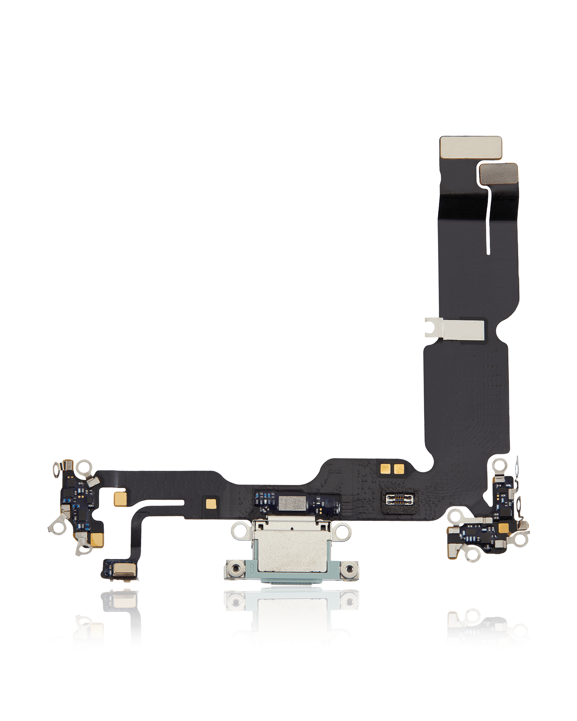 Charging Port Flex Cable Compatible For iPhone 15 Plus (Premium) (Green)