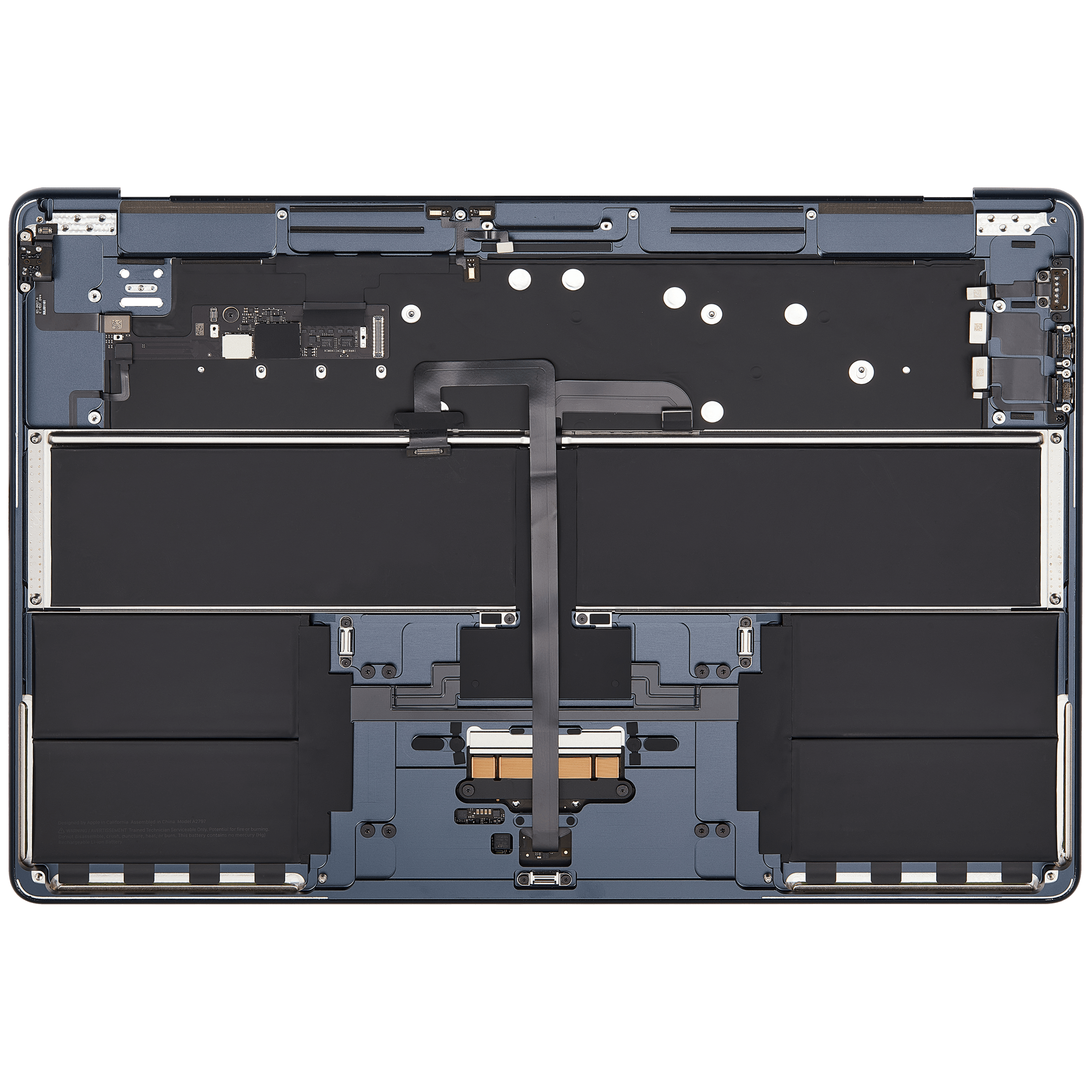 Top Case Assembly With Battery And Keyboard Compatible For MacBook Air 15" (A2941 / Mid 2023) (US Keyboard) (Midnight)