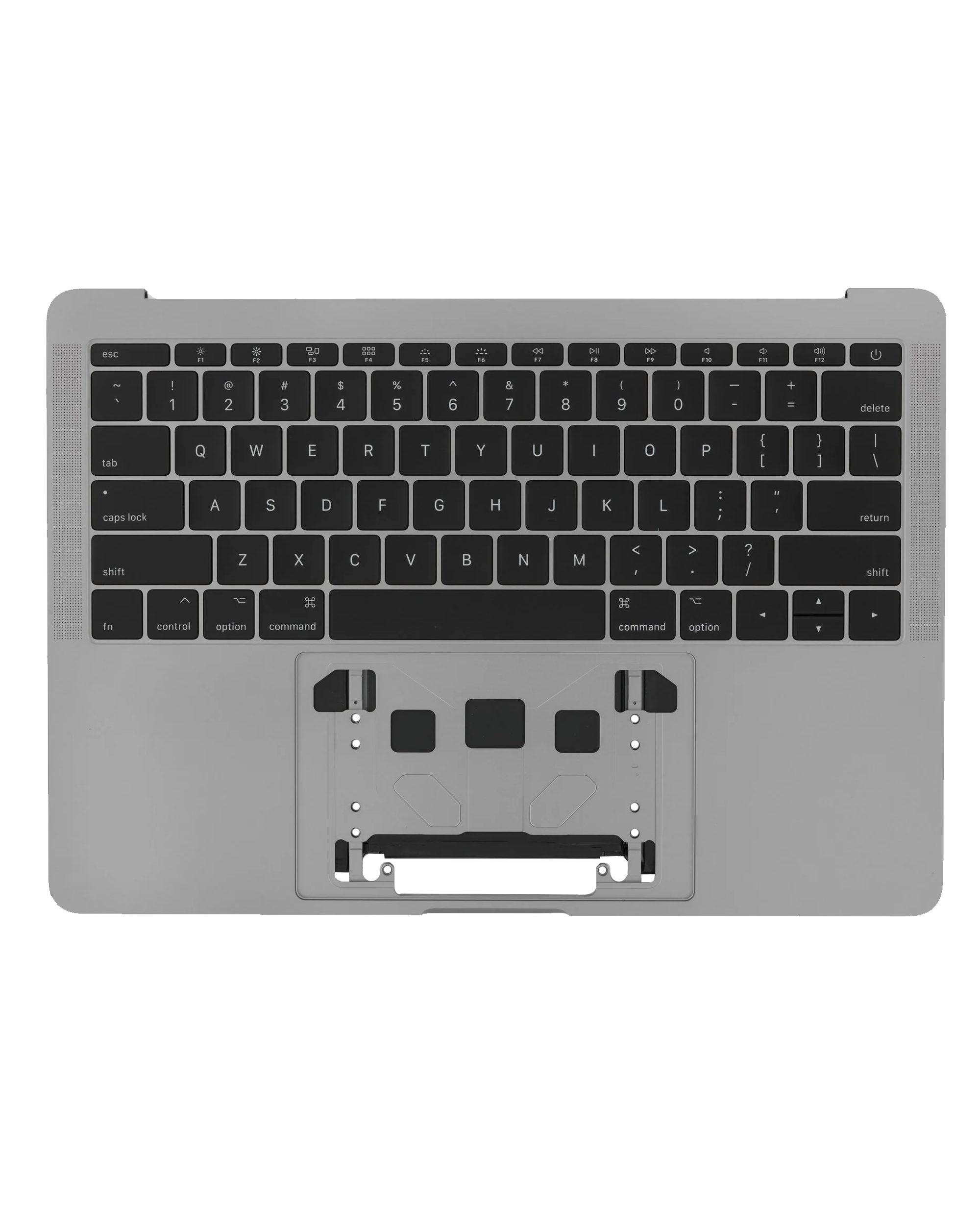 Top Case Assembly With Battery And Keyboard Compatible For MacBook Pro 13" Retina (A1708 / Late 2016) (US Keyboard) (Used OEM Pull: Cosmetic Grade: A) (Space Gray)