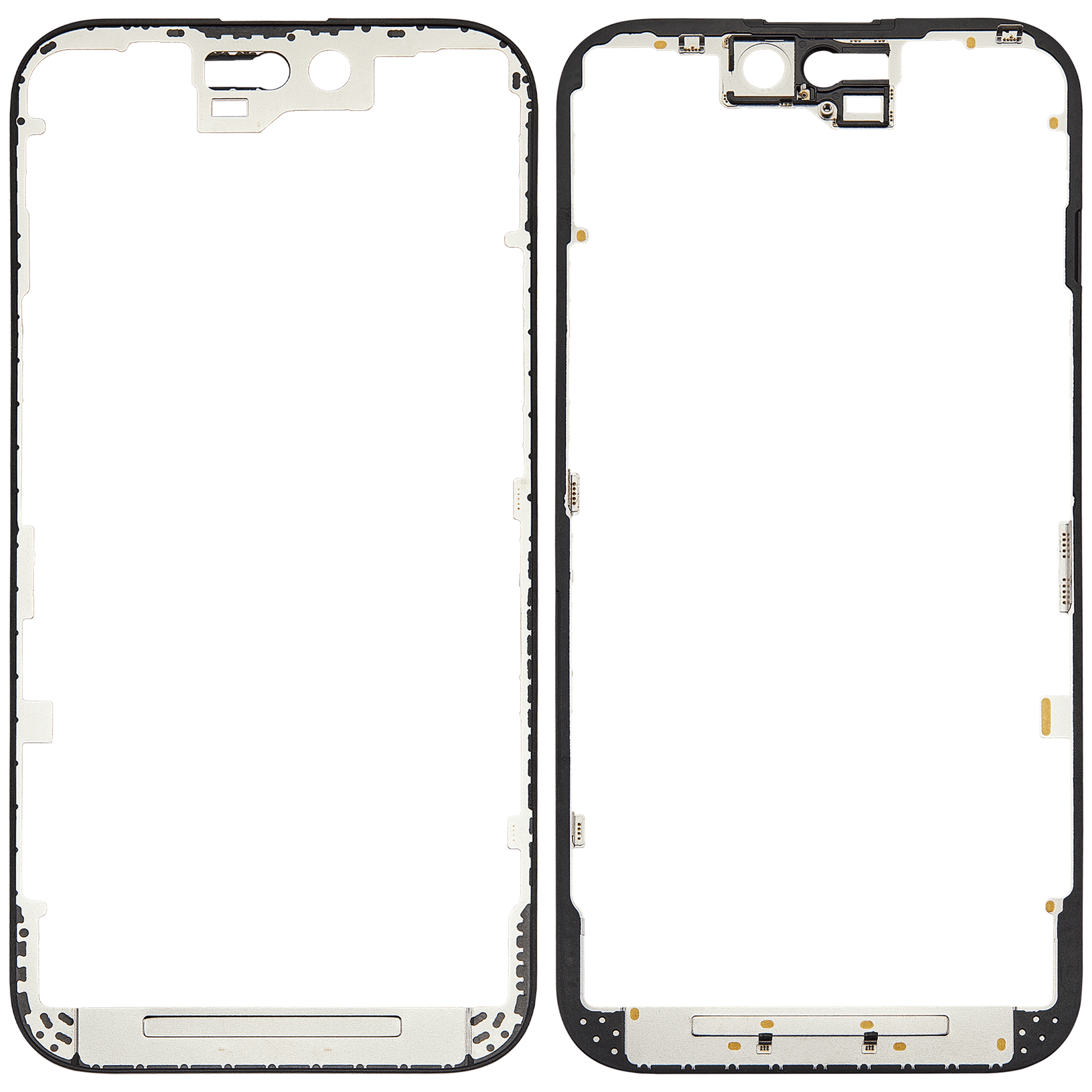 LCD Frame Without Glue Compatible For iPhone 15