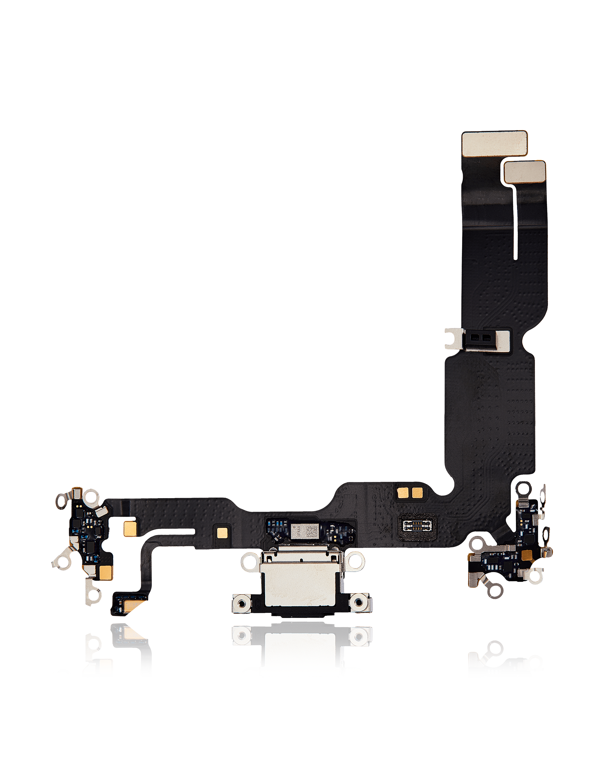 Charging Port Flex Cable Compatible For iPhone 15 Plus (Premium) (Black)