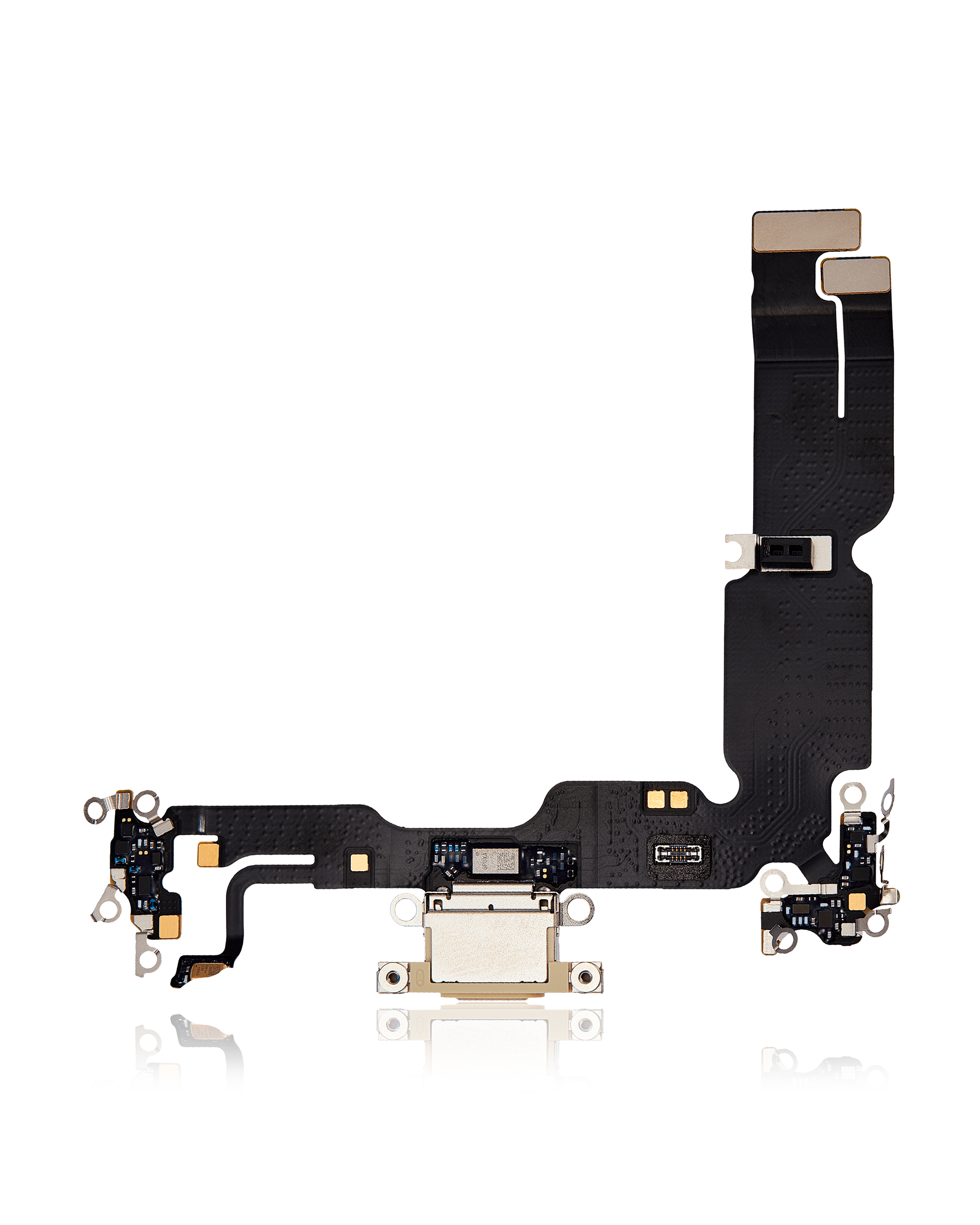 Charging Port Flex Cable Compatible For iPhone 15 Plus (Premium) (Yellow)