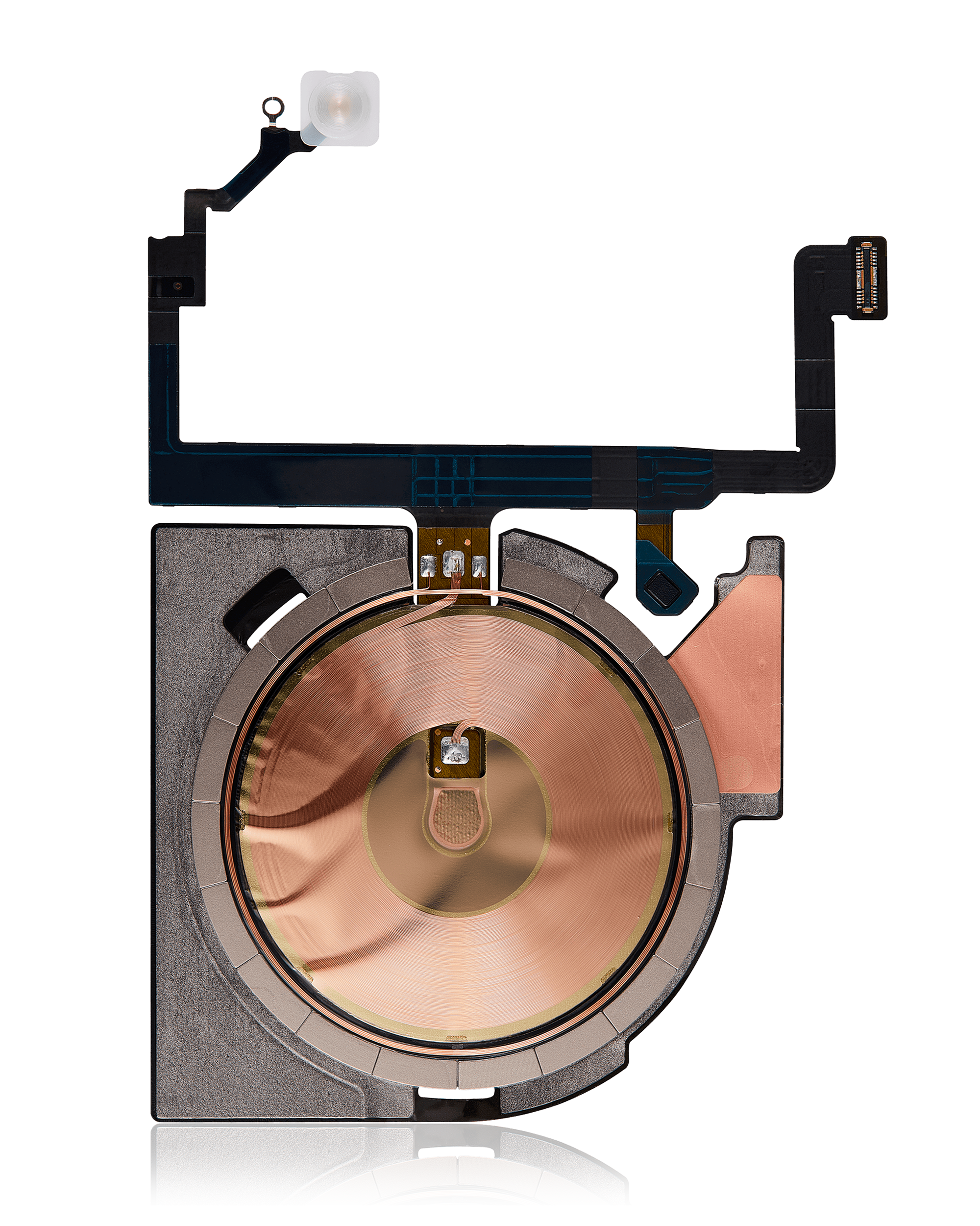 Wireless NFC Charging Flex With Flashlight Flex Cable Compatible For iPhone 15 Plus