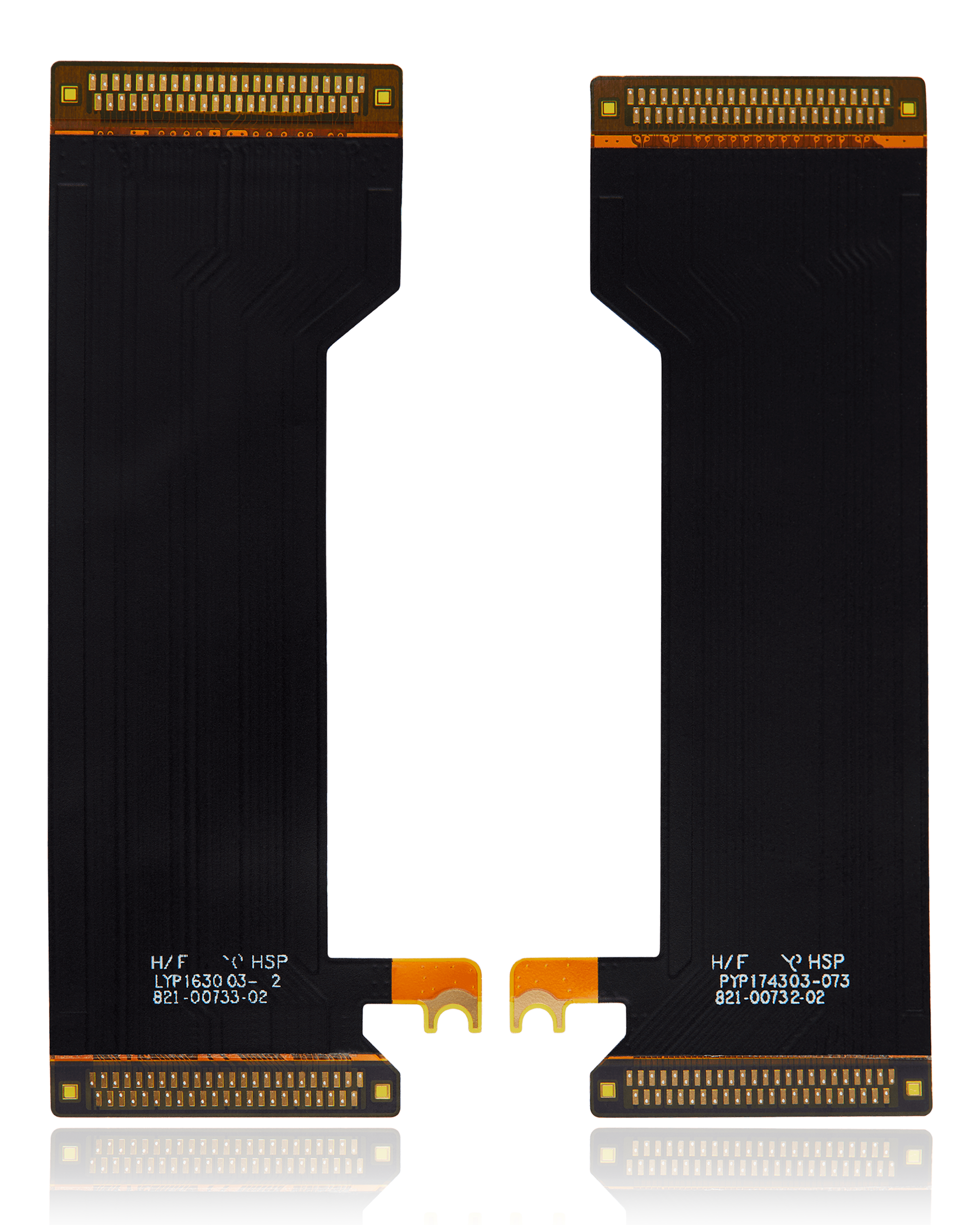 LCD Flex Cable Compatible For MacBook Pro 13" / 15" W/ Touch Bar (A1706 / A1707 / A1708 / A1989 / A2159 / A2289 / A2251 / A1990 Late 2016 To Mid 2020) (2 Piece Set)