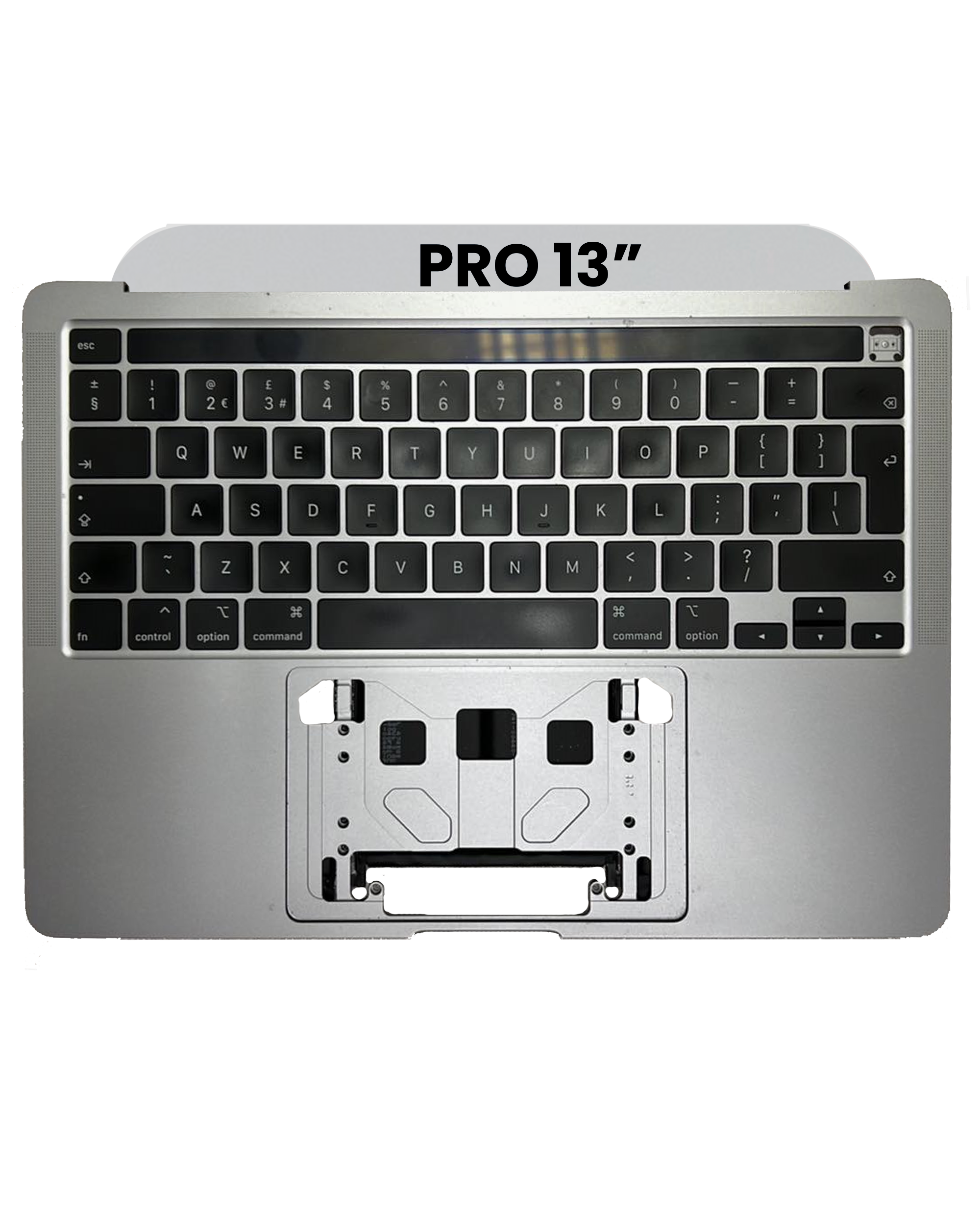 Top Case With Keyboard Compatible For MacBook Pro 13" (A2251 / Mid 2020) (UK Keyboard) (Space Gray)