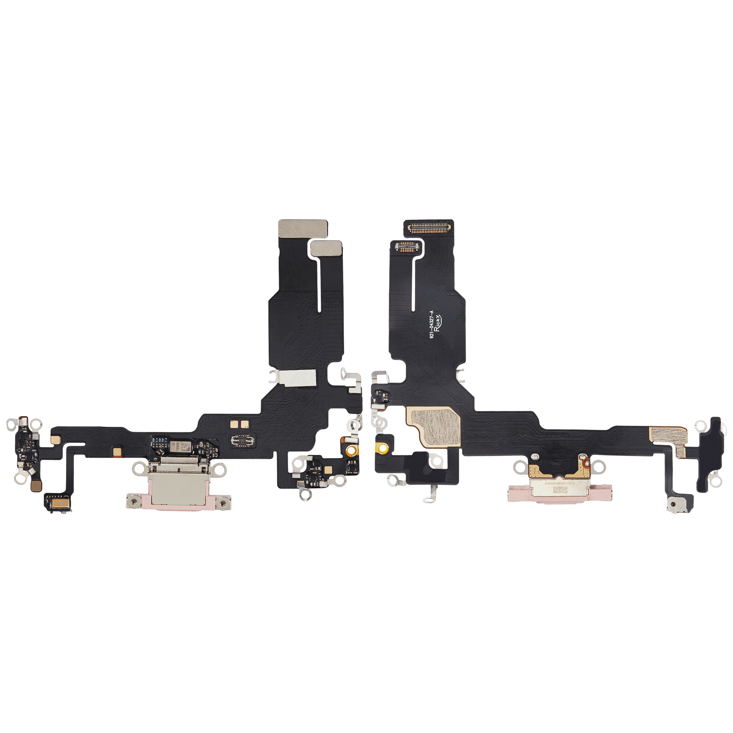 Charging Port Flex Cable Compatible For iPhone 15 (Aftermarket Plus) (Pink)