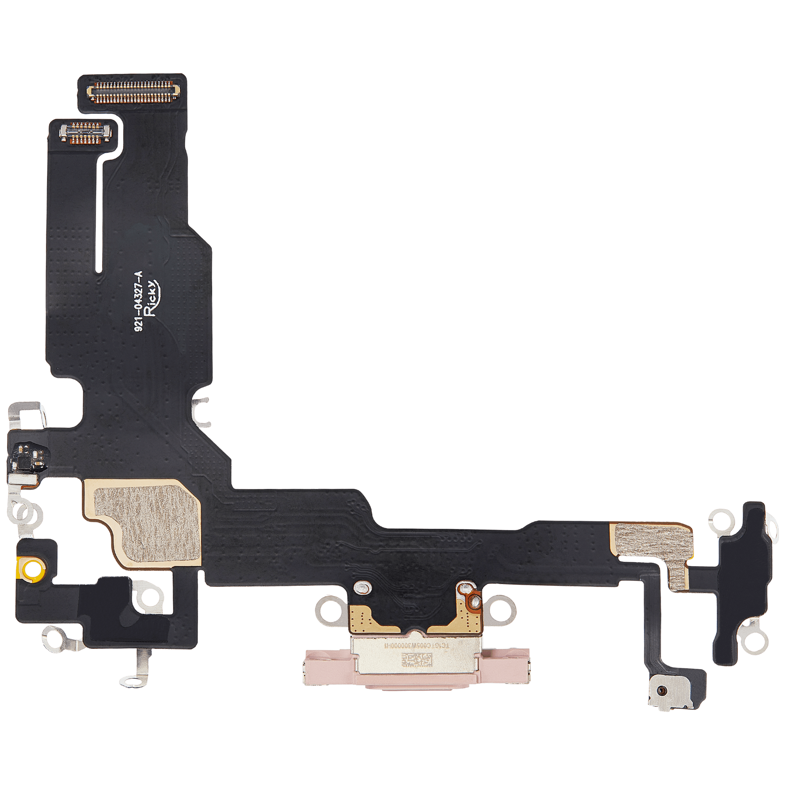 Charging Port Flex Cable Compatible For iPhone 15 (Aftermarket Plus) (Pink)