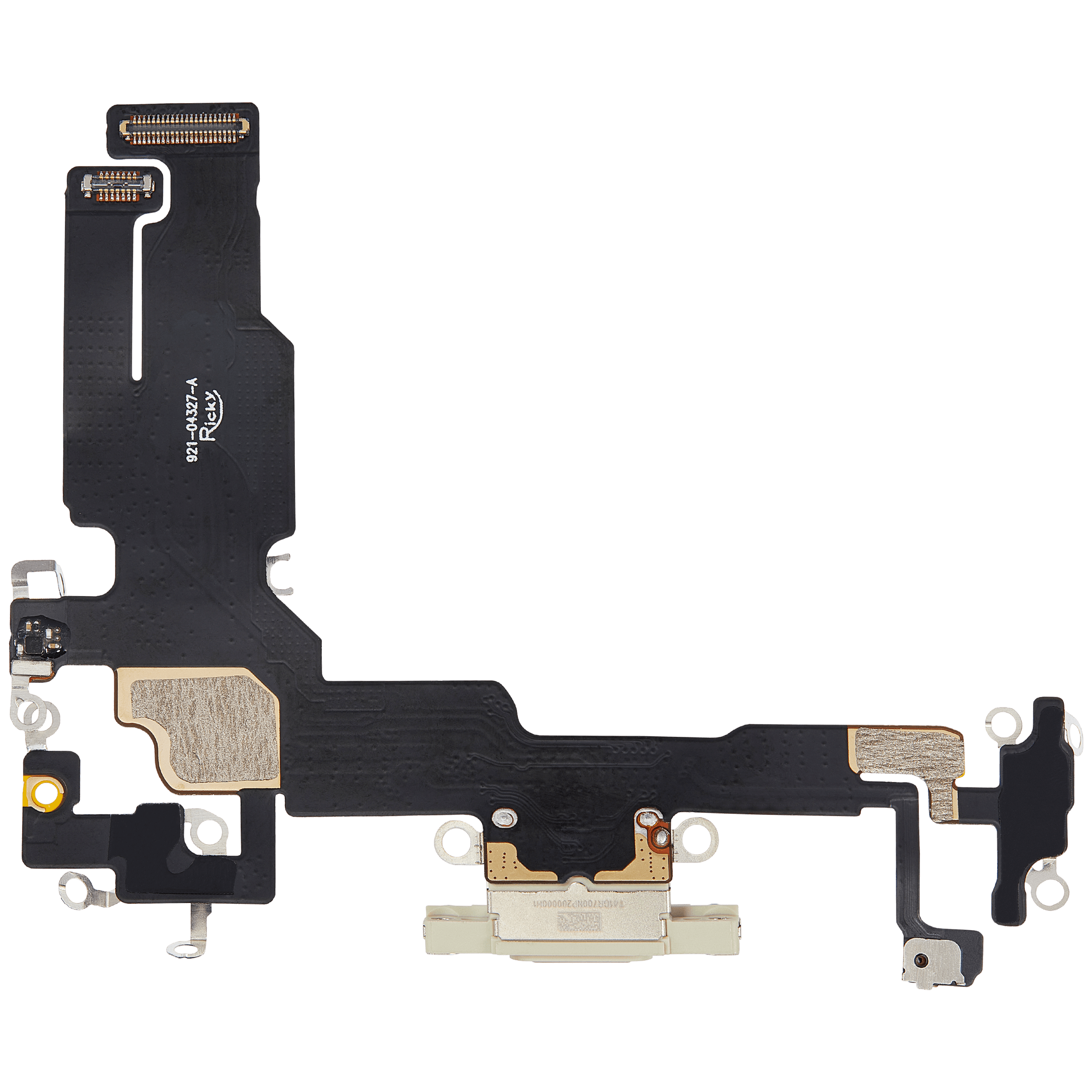 Charging Port Flex Cable Compatible For iPhone 15 (Aftermarket Plus) (Yellow)