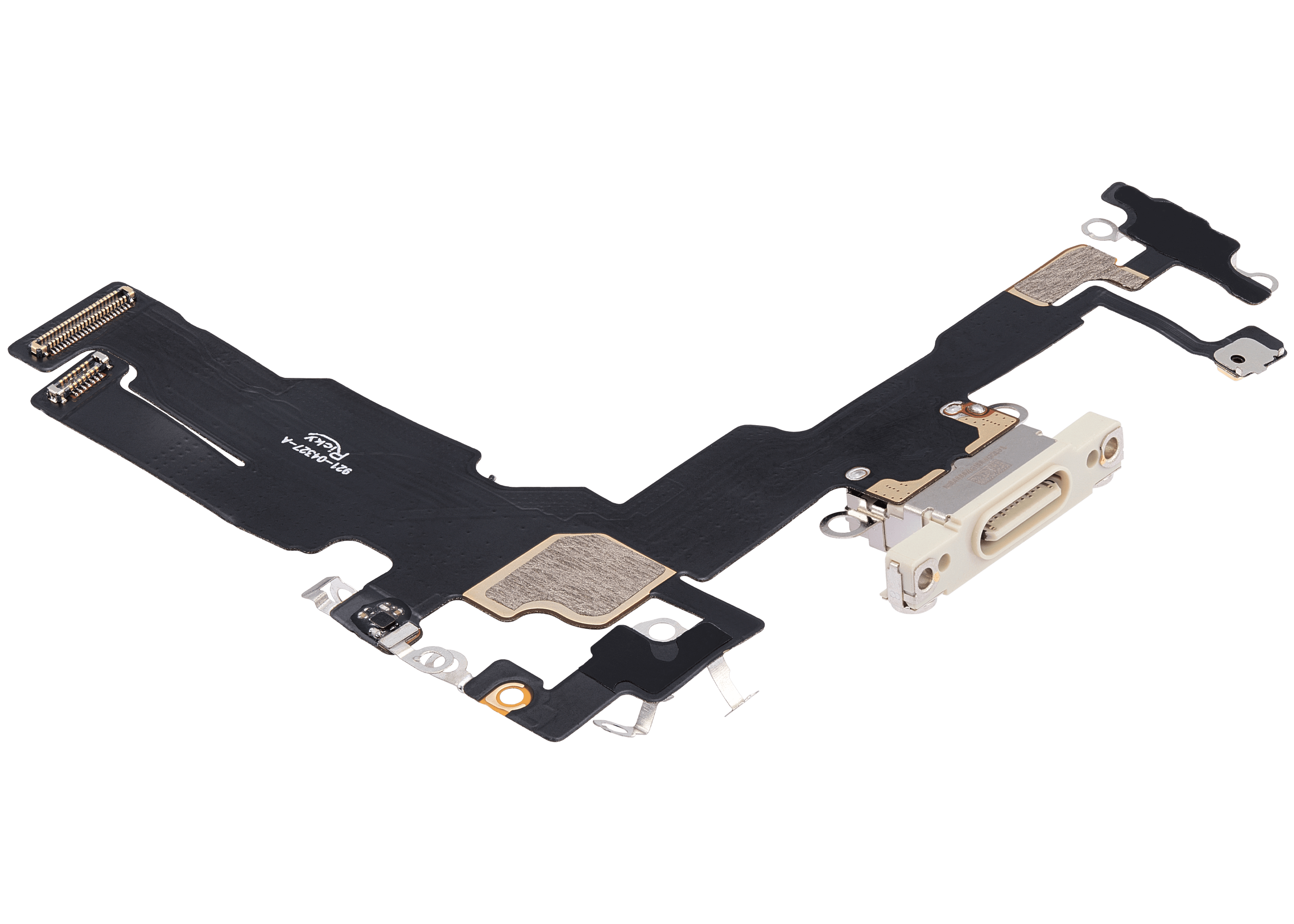 Charging Port Flex Cable Compatible For iPhone 15 (Aftermarket Plus) (Yellow)