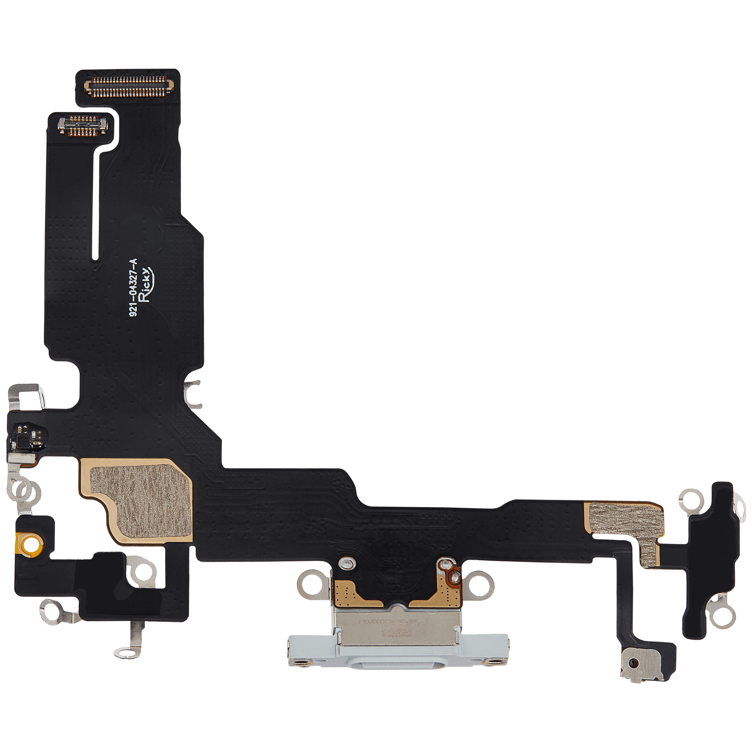 Charging Port Flex Cable Compatible For iPhone 15 (Aftermarket Plus) (Blue)