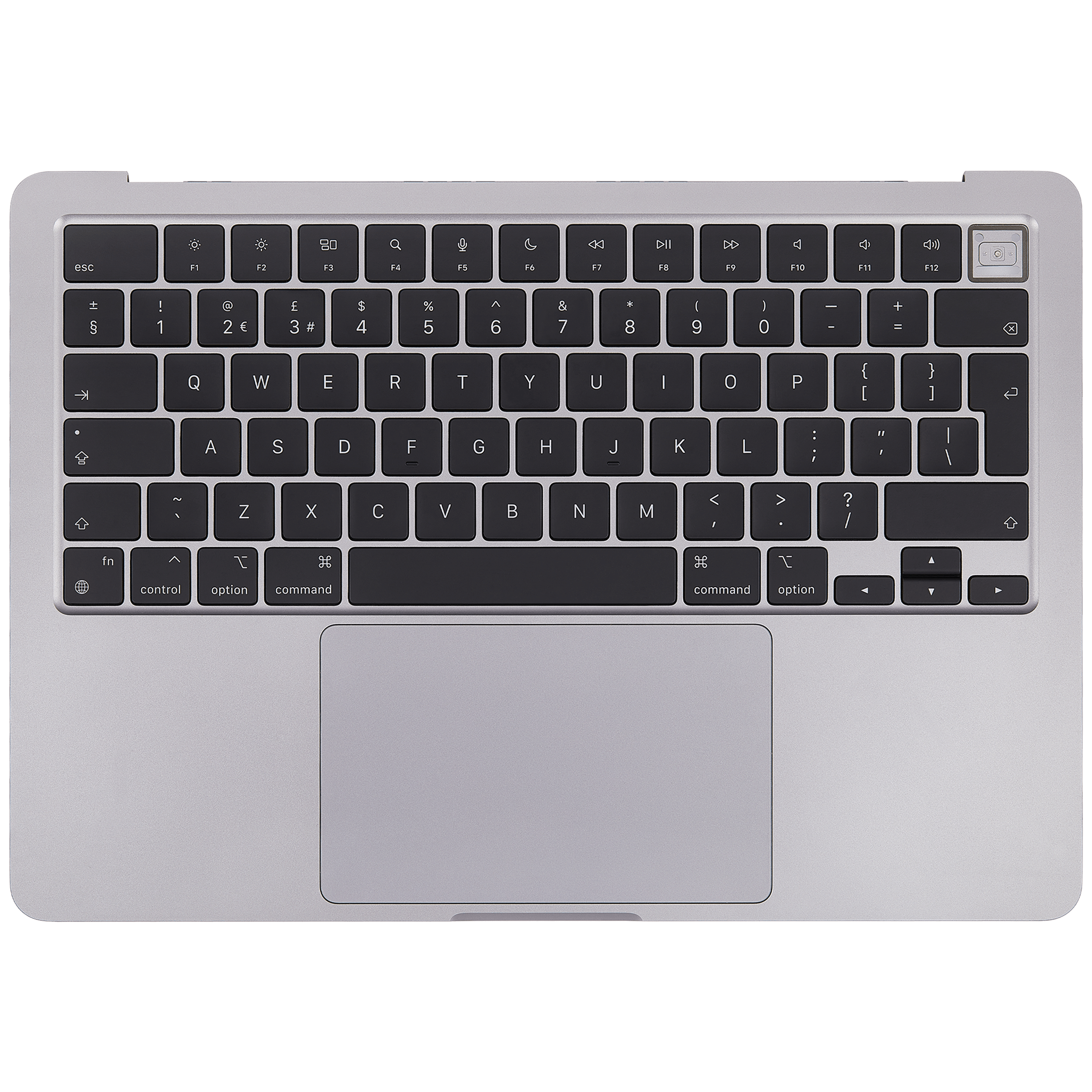 Top Case Assembly With Battery And Keyboard Compatible For MacBook Air 13" (A2681 / Mid 2022) (Space Gray) (UK Keyboard)