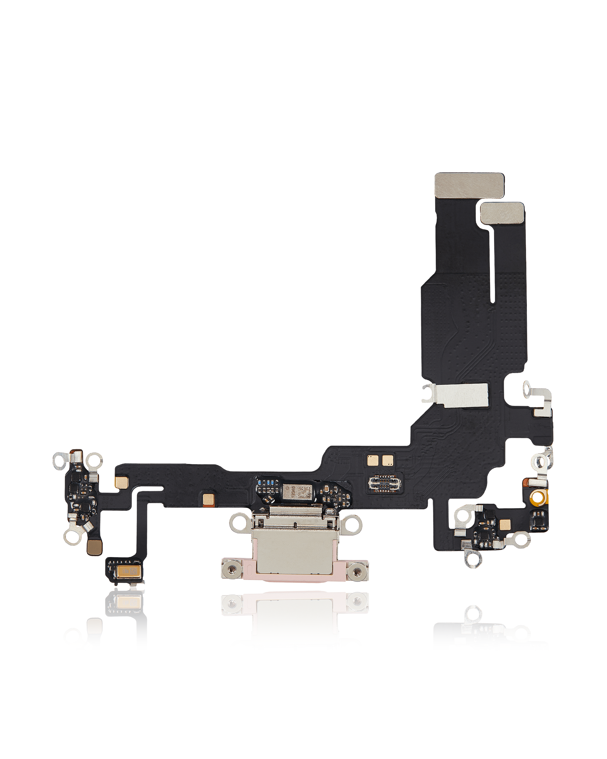 Charging Port Flex Cable Compatible For iPhone 15 (Aftermarket Plus) (Pink)