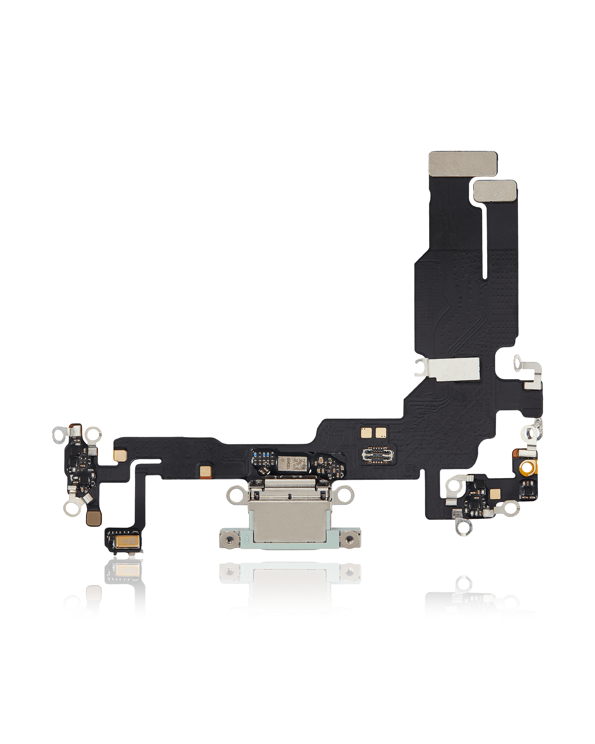 Charging Port Flex Cable Compatible For iPhone 15 (Aftermarket Plus) (Green)