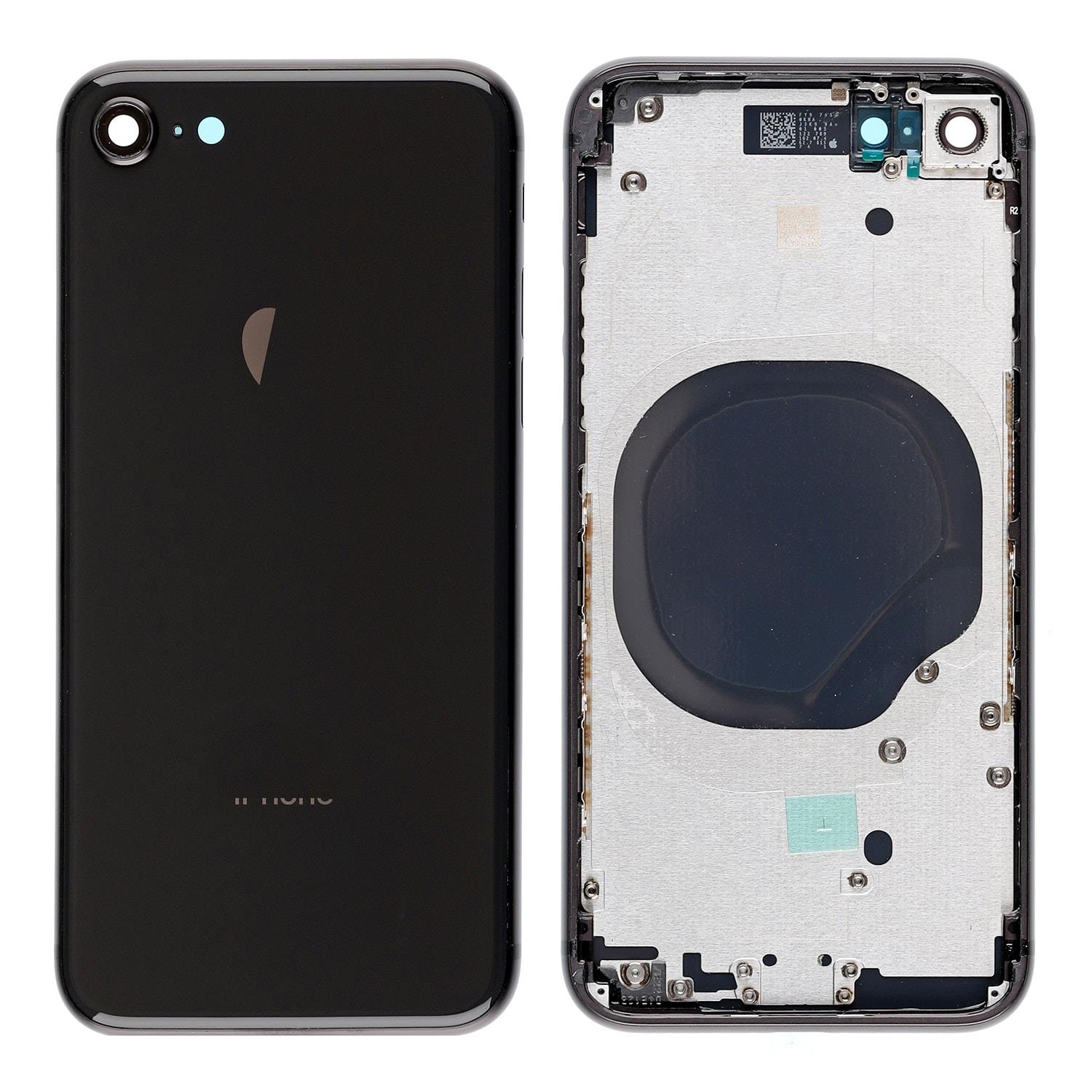 SPACE GRAY BACK COVER WITH FRAME ASSEMBLY FOR IPHONE 8