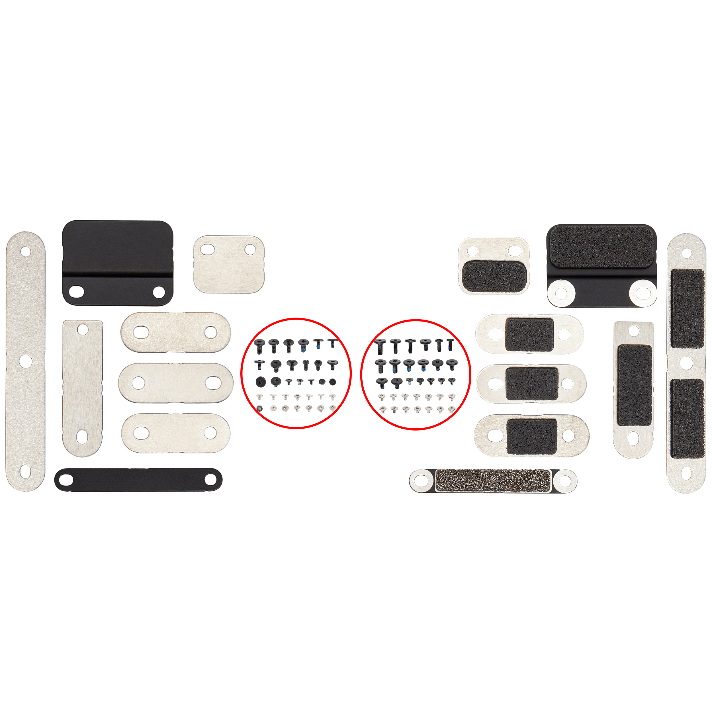 Full Set Small Metal Bracket And Screw Set Compatible For MacBook Pro 14" (A2442 / Late 2021)