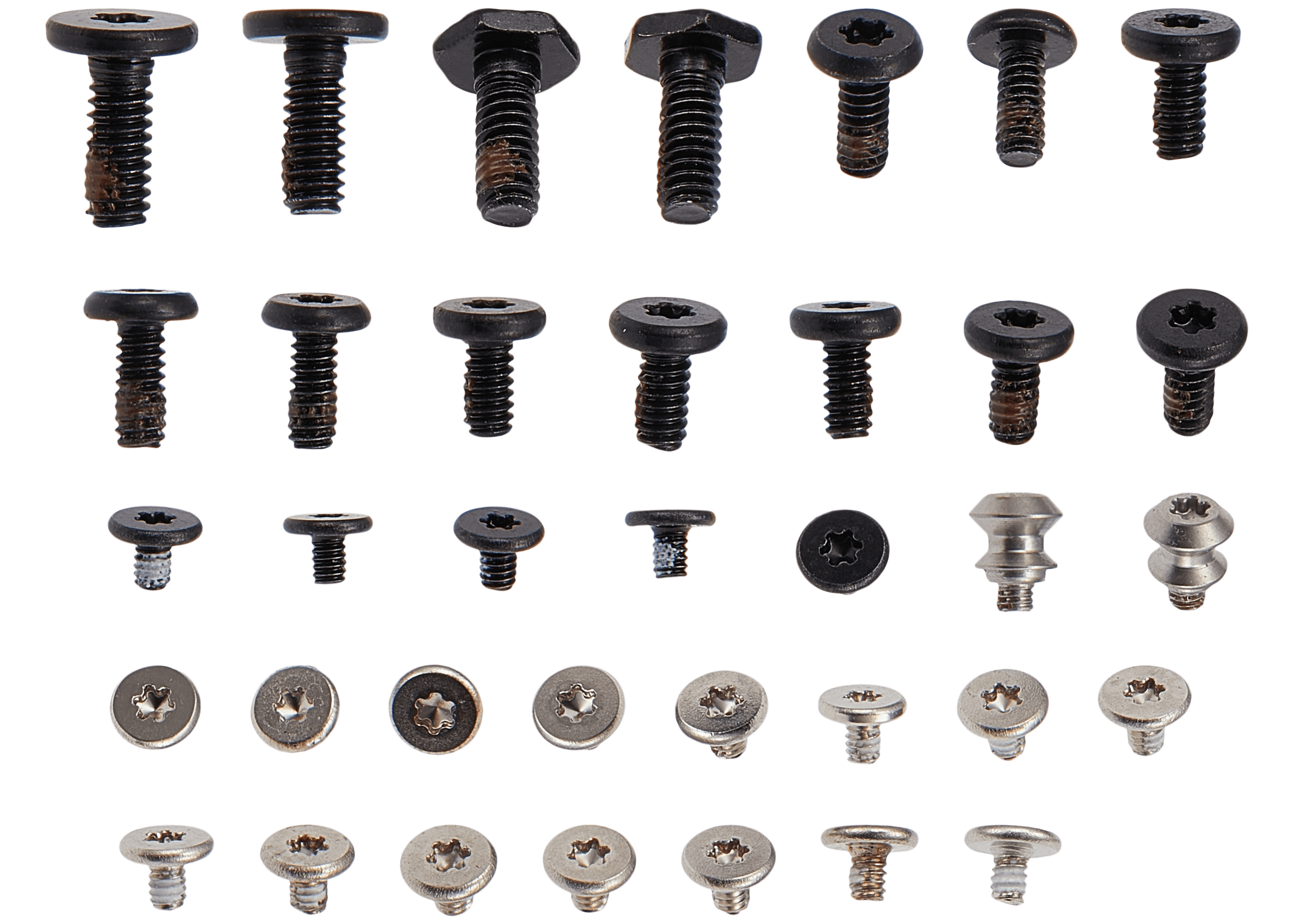 Full Set Small Metal Bracket And Screw Set Compatible For MacBook Pro 16" (A2780 / Late 2023)