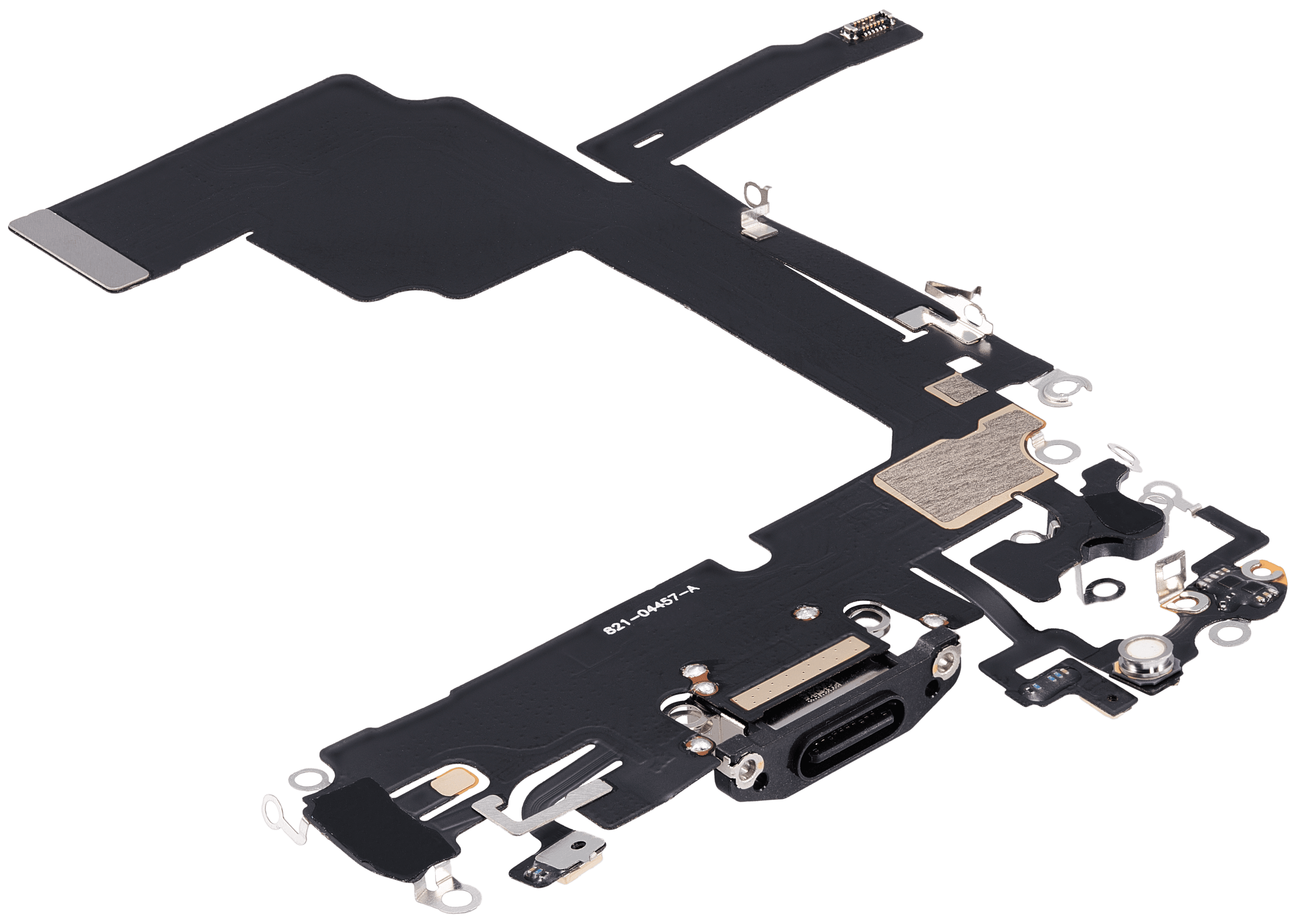 Charging Port Flex Cable Compatible For iPhone 15 Pro (Aftermarket Plus) (Black Titanium)