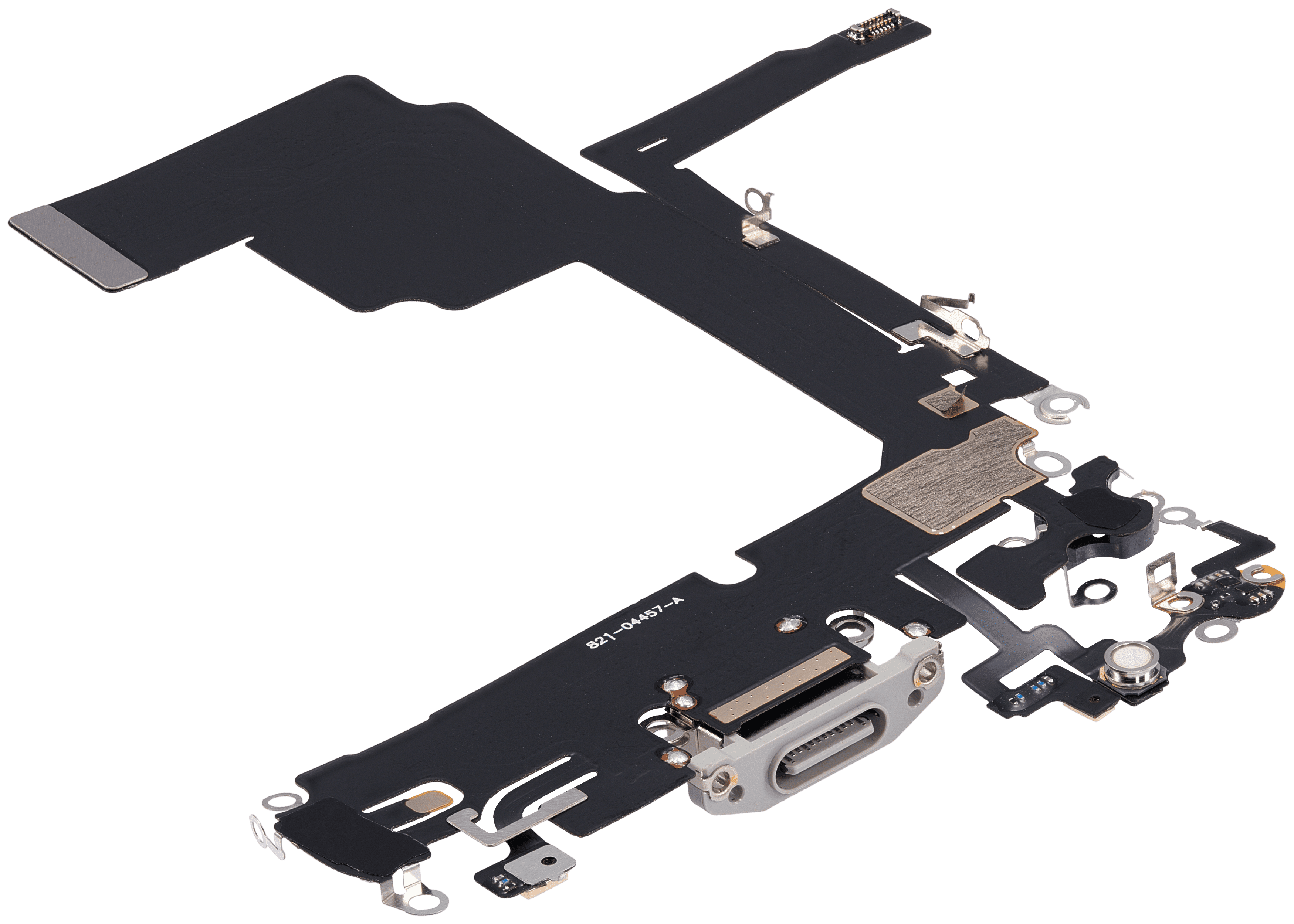 Charging Port Flex Cable Compatible For iPhone 15 Pro (Aftermarket Plus) (White Titanium)