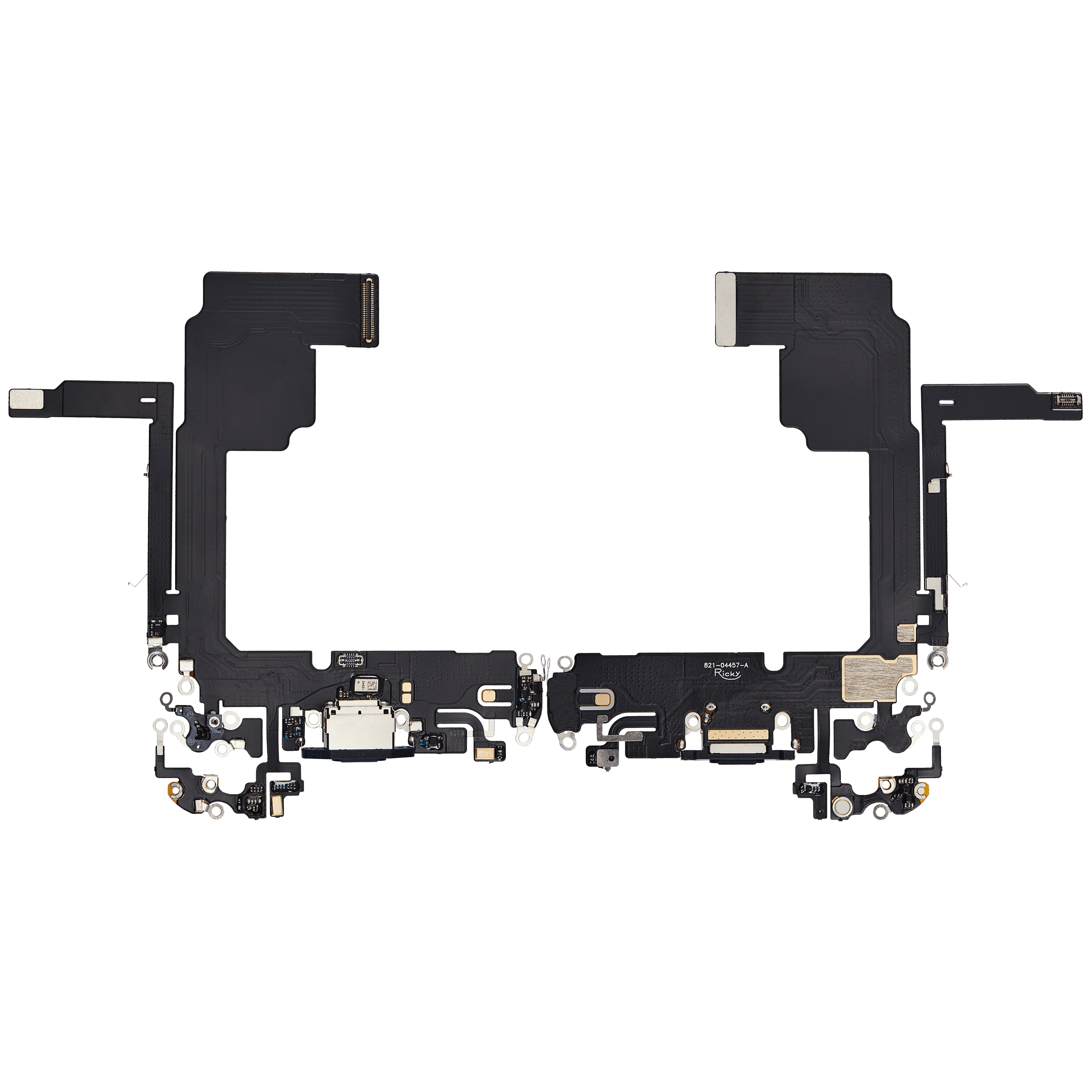 Charging Port Flex Cable Compatible For iPhone 15 Pro (Aftermarket Plus) (Blue Titanium)