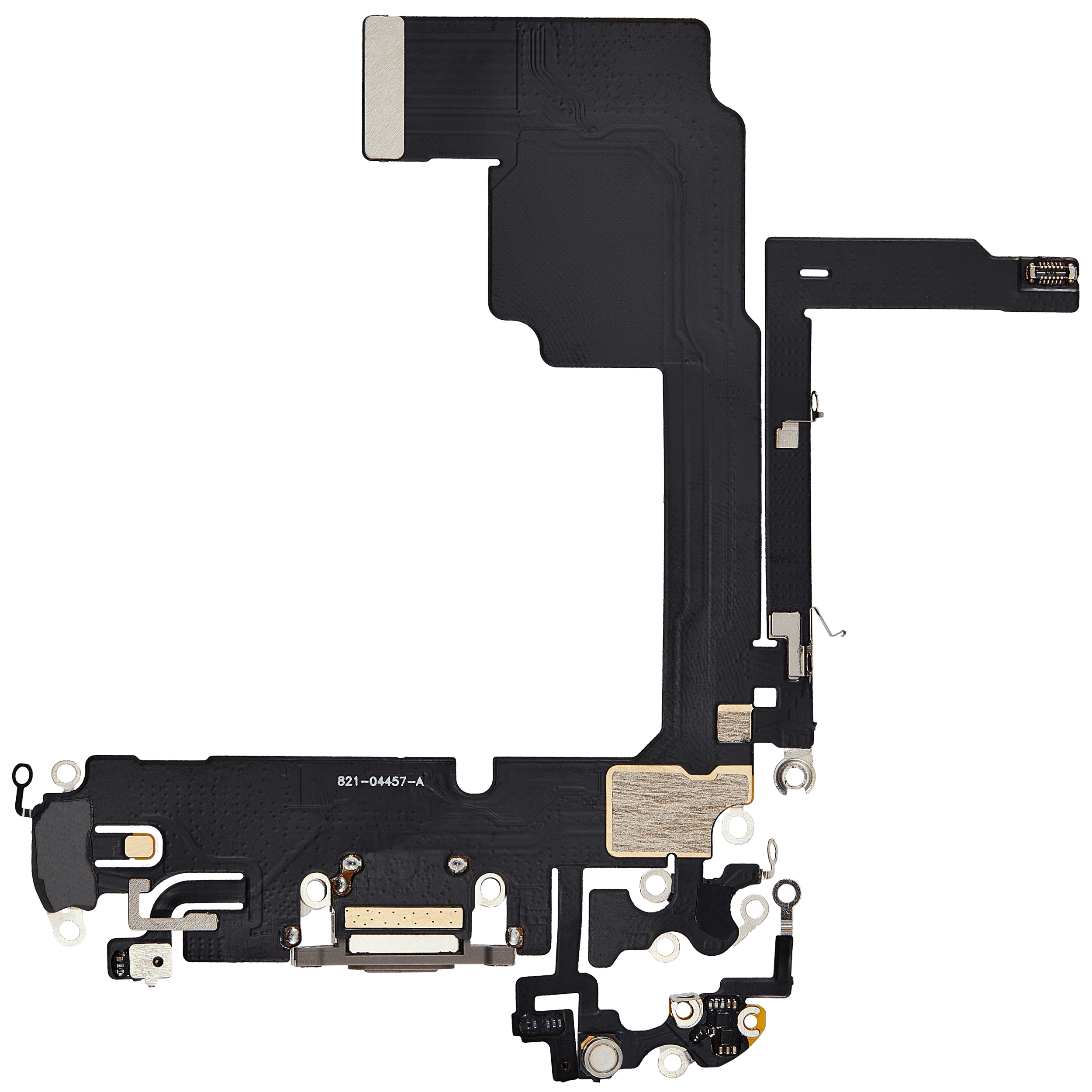 Charging Port Flex Cable Compatible For iPhone 15 Pro (Aftermarket Plus) (Natural Titanium)