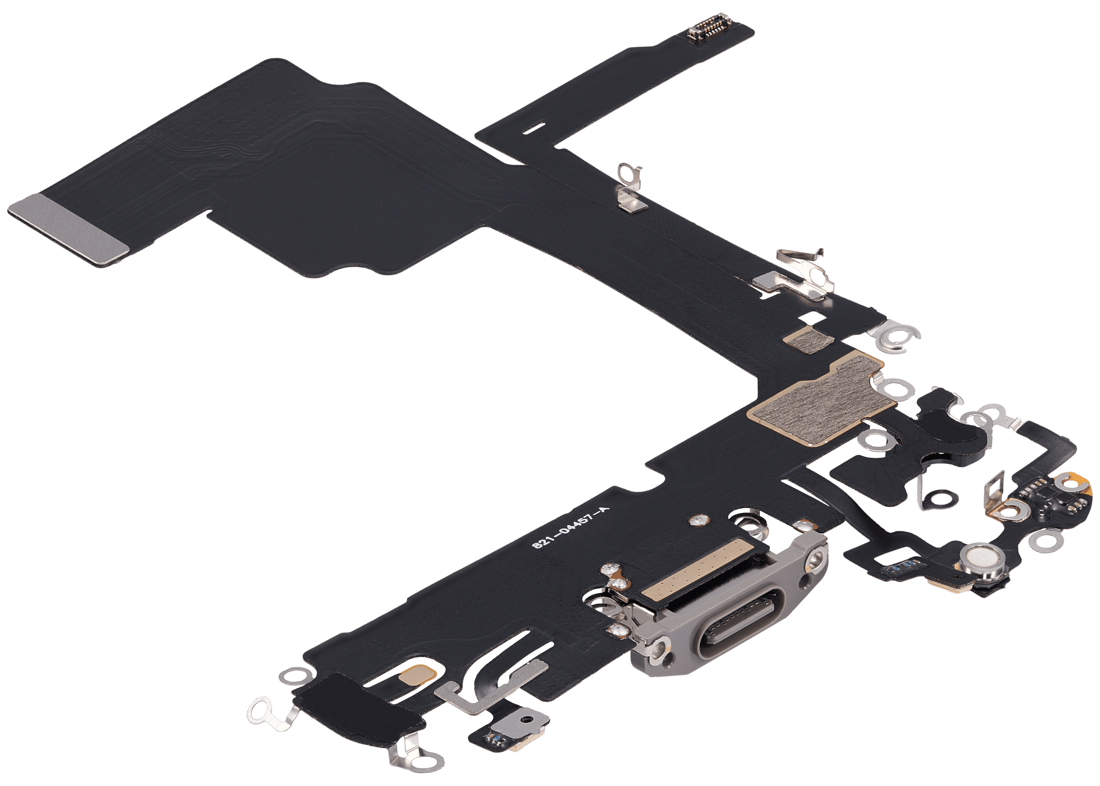 Charging Port Flex Cable Compatible For iPhone 15 Pro (Aftermarket Plus) (Natural Titanium)