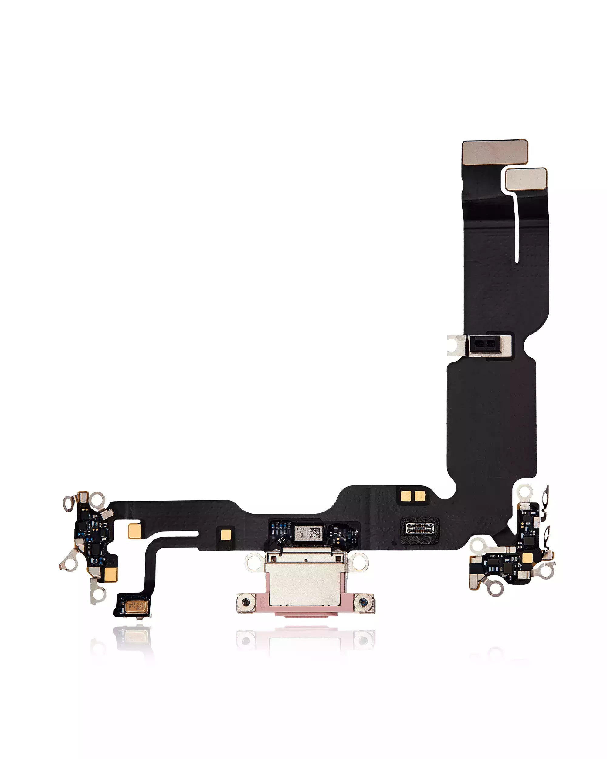 Charging Port Flex Cable Compatible For iPhone 15 Plus (Premium) (Pink)