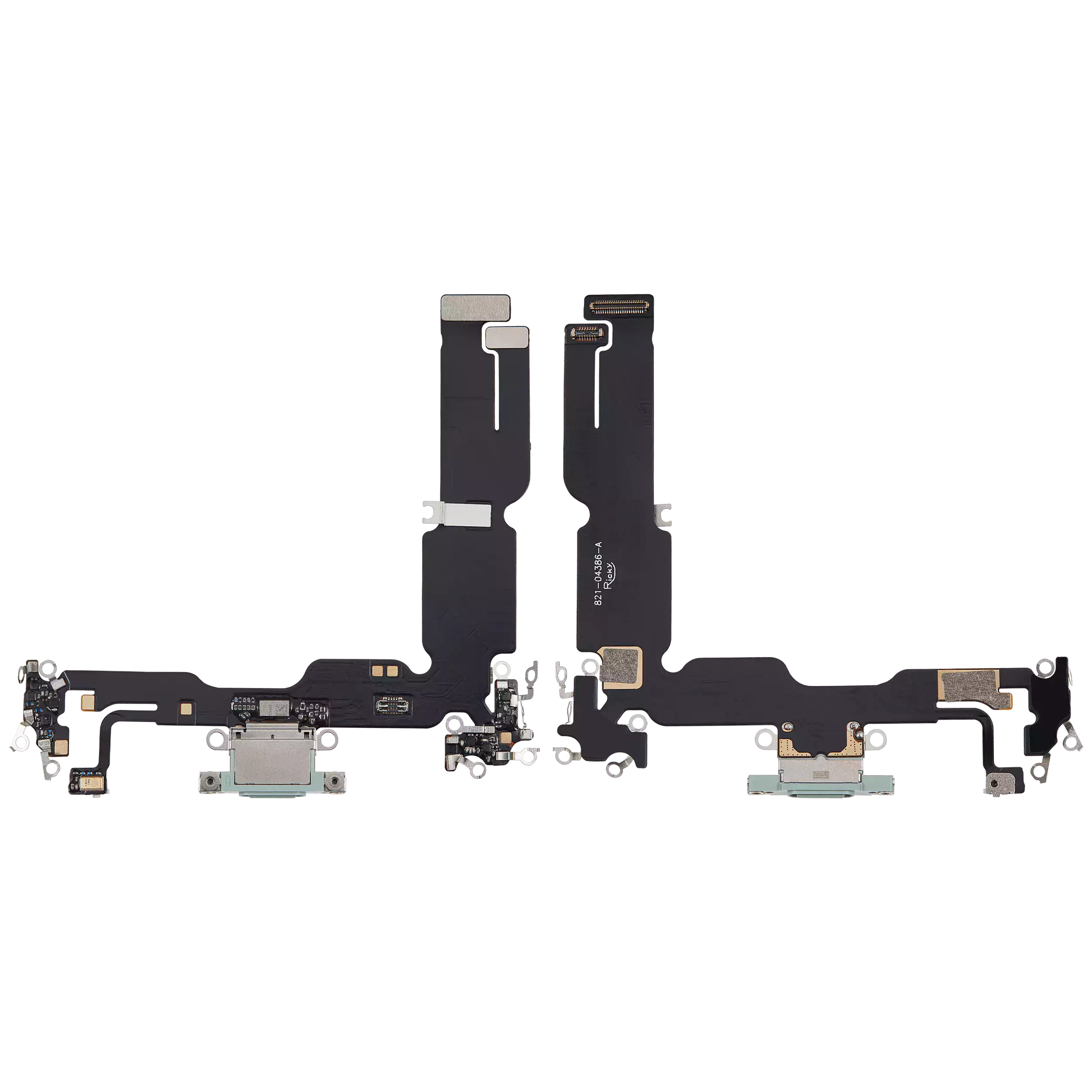 Charging Port Flex Cable Compatible For iPhone 15 Plus (Aftermarket Plus) (Green)