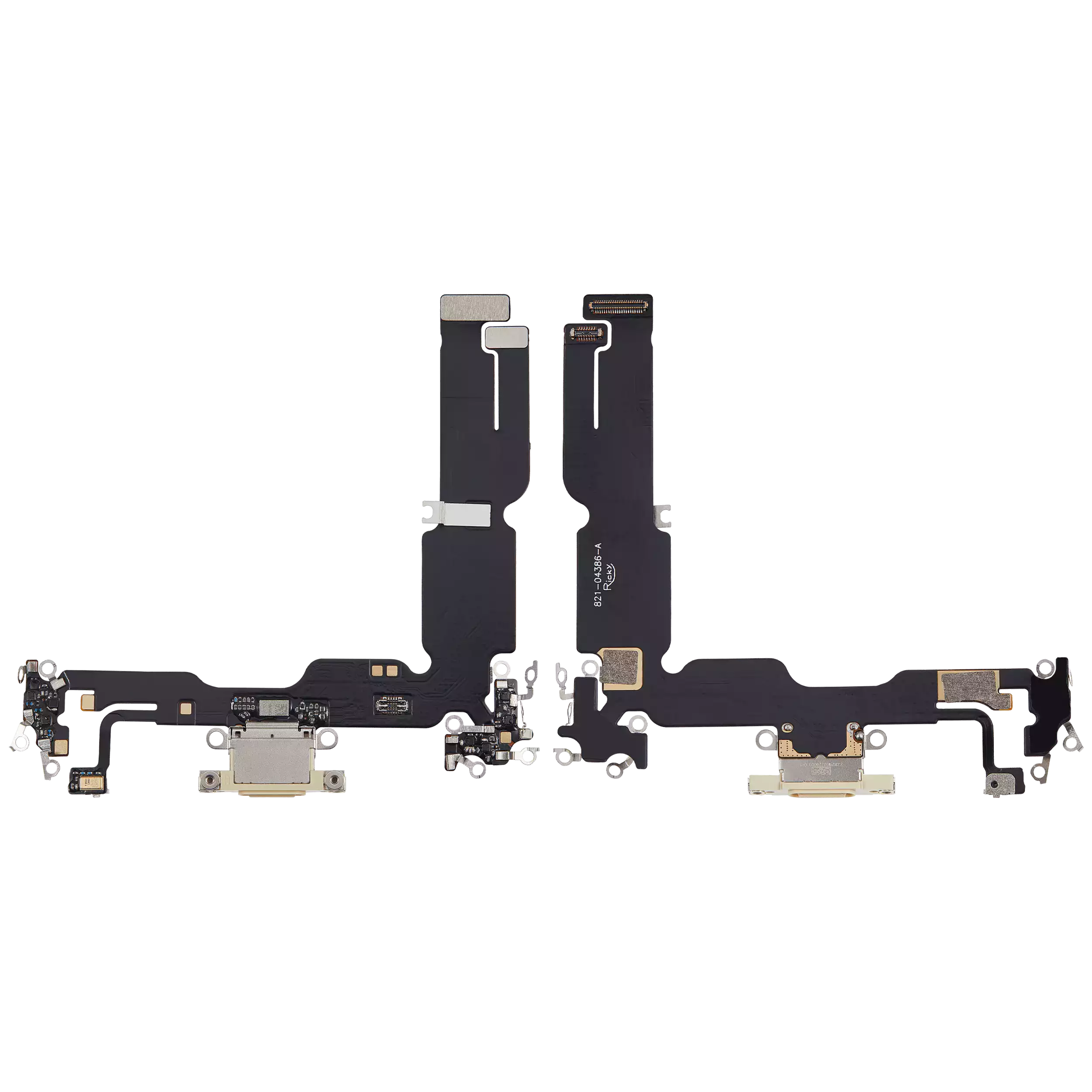 Charging Port Flex Cable Compatible For iPhone 15 Plus (Aftermarket Plus) (Yellow)