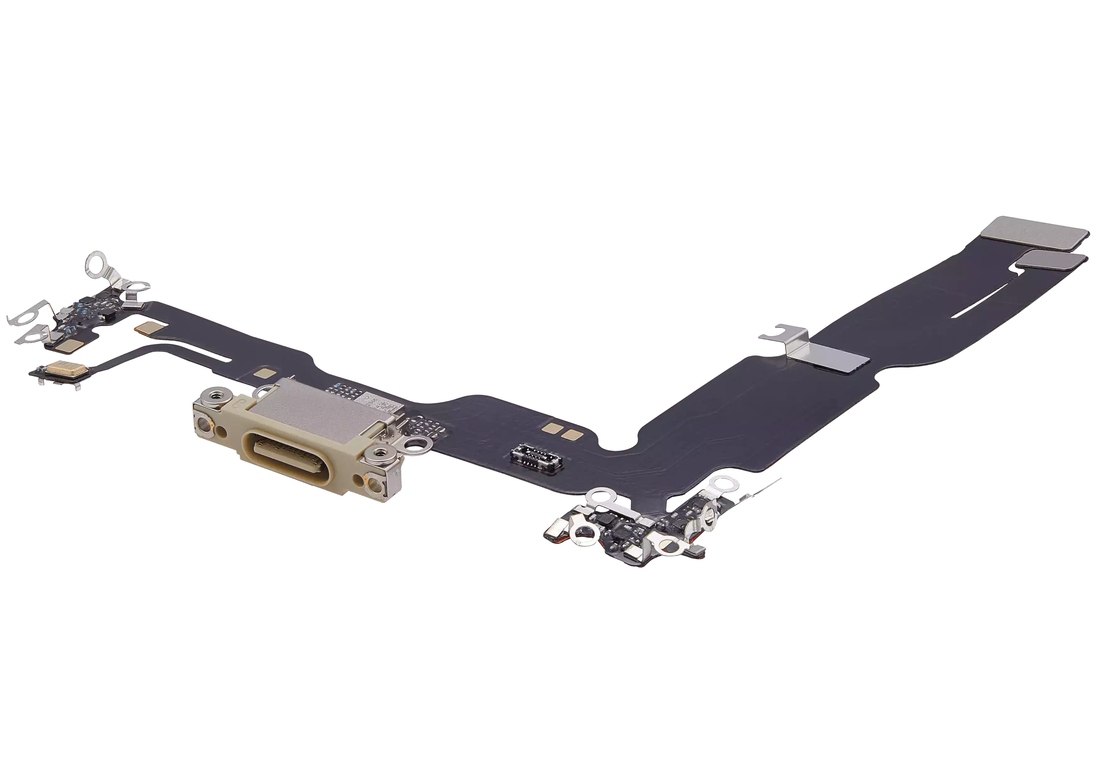 Charging Port Flex Cable Compatible For iPhone 15 Plus (Aftermarket Plus) (Yellow)