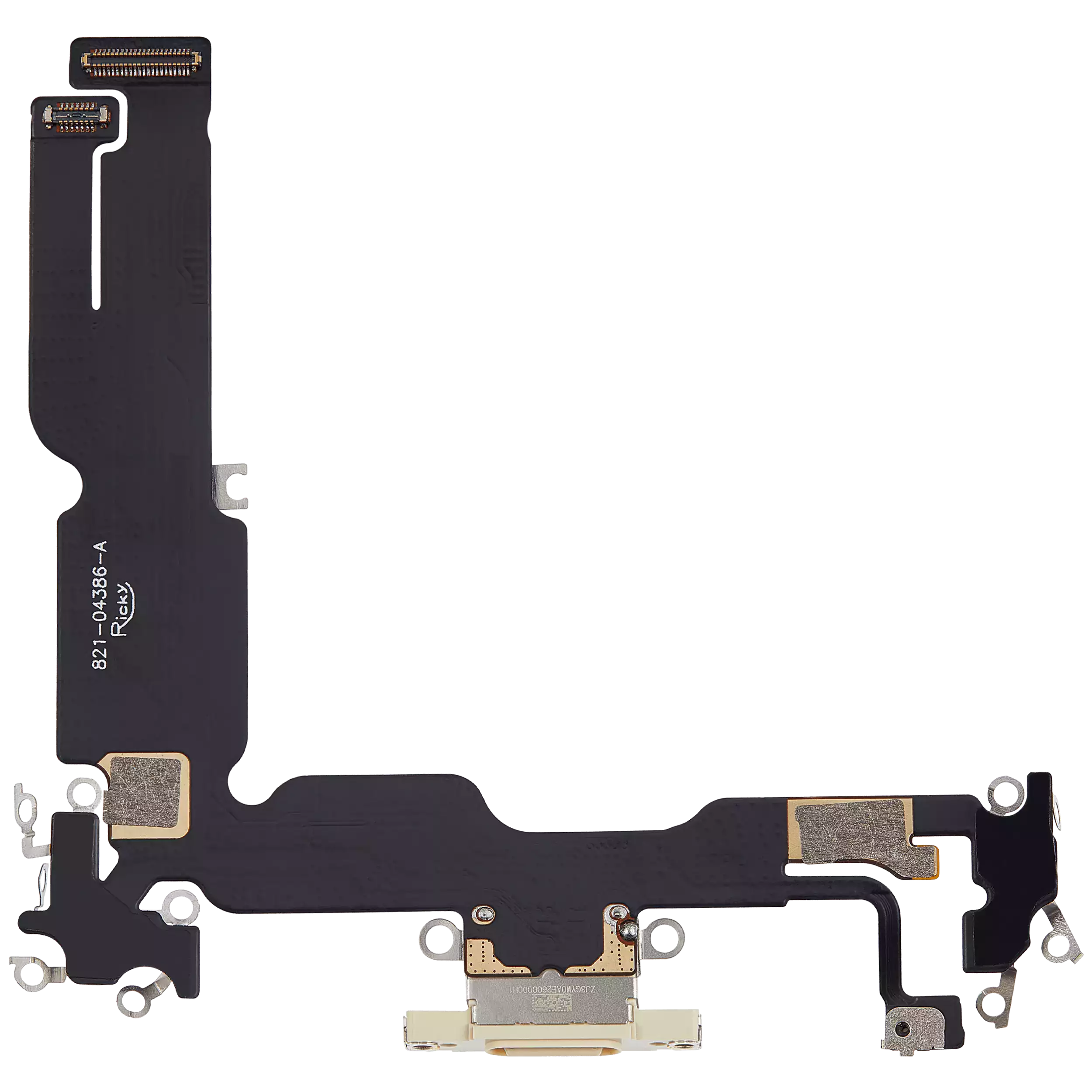 Charging Port Flex Cable Compatible For iPhone 15 Plus (Aftermarket Plus) (Yellow)