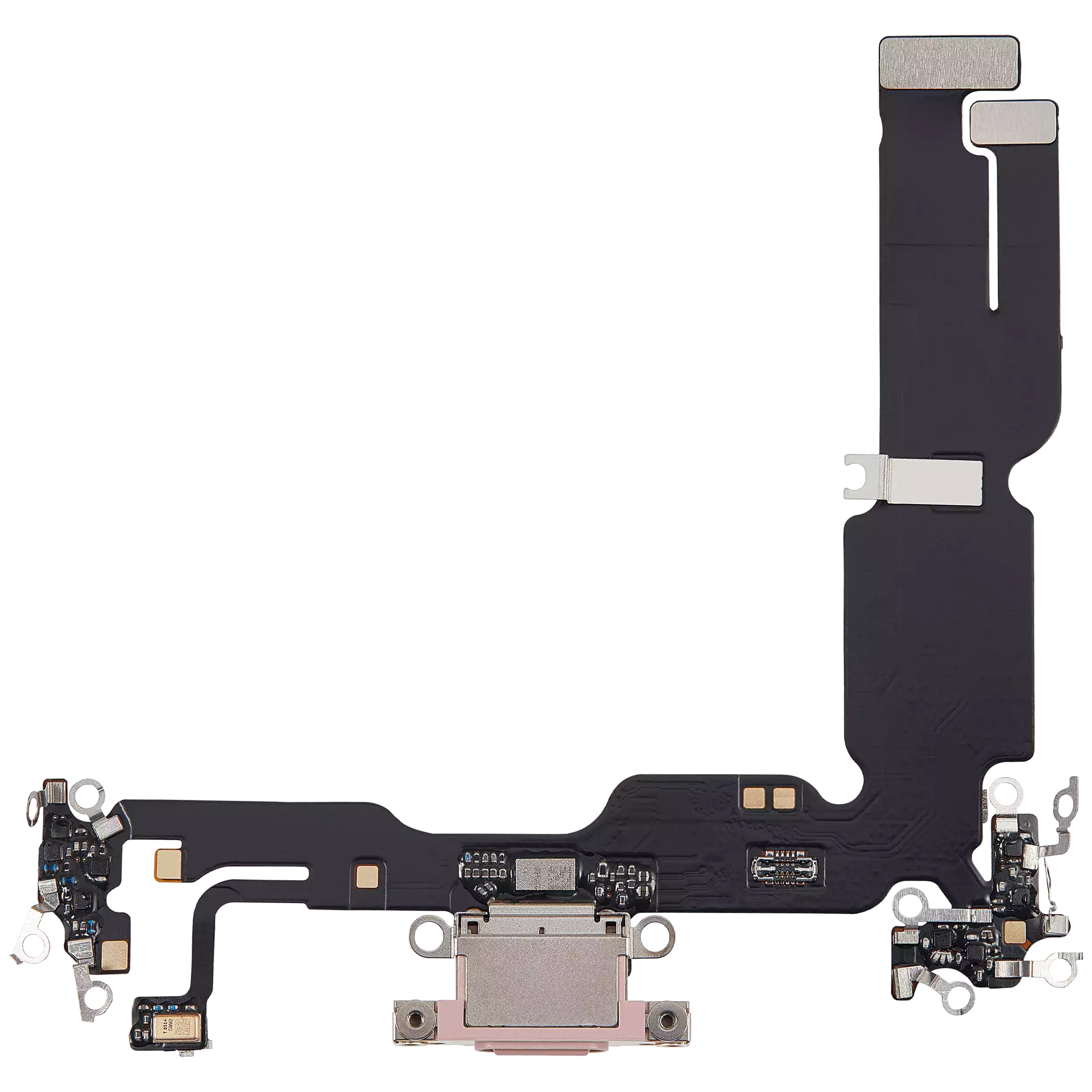 Charging Port Flex Cable Compatible For iPhone 15 Plus (Aftermarket Plus) (Pink)