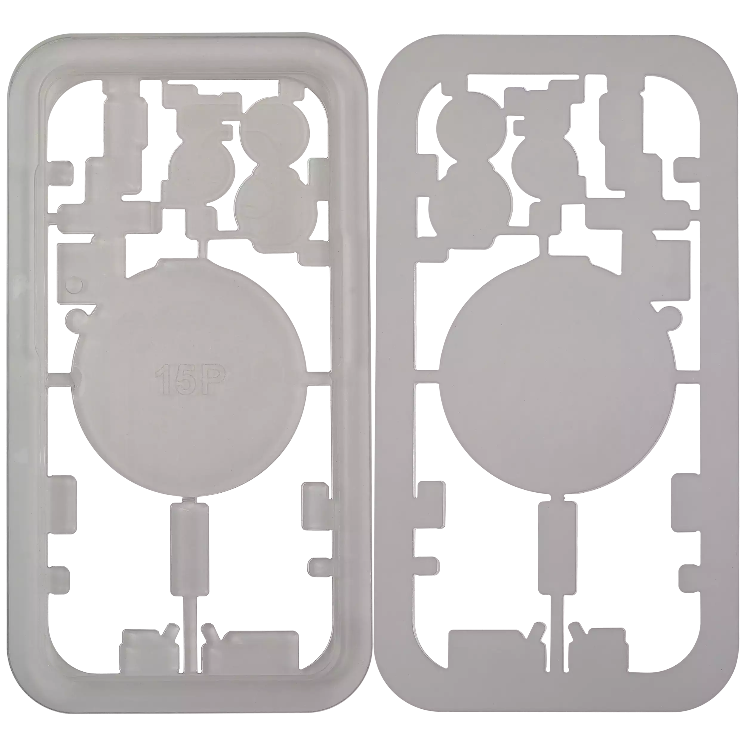 Laser Machine Protection Mold Compatible For iPhone 15 Pro (M-Triangel)