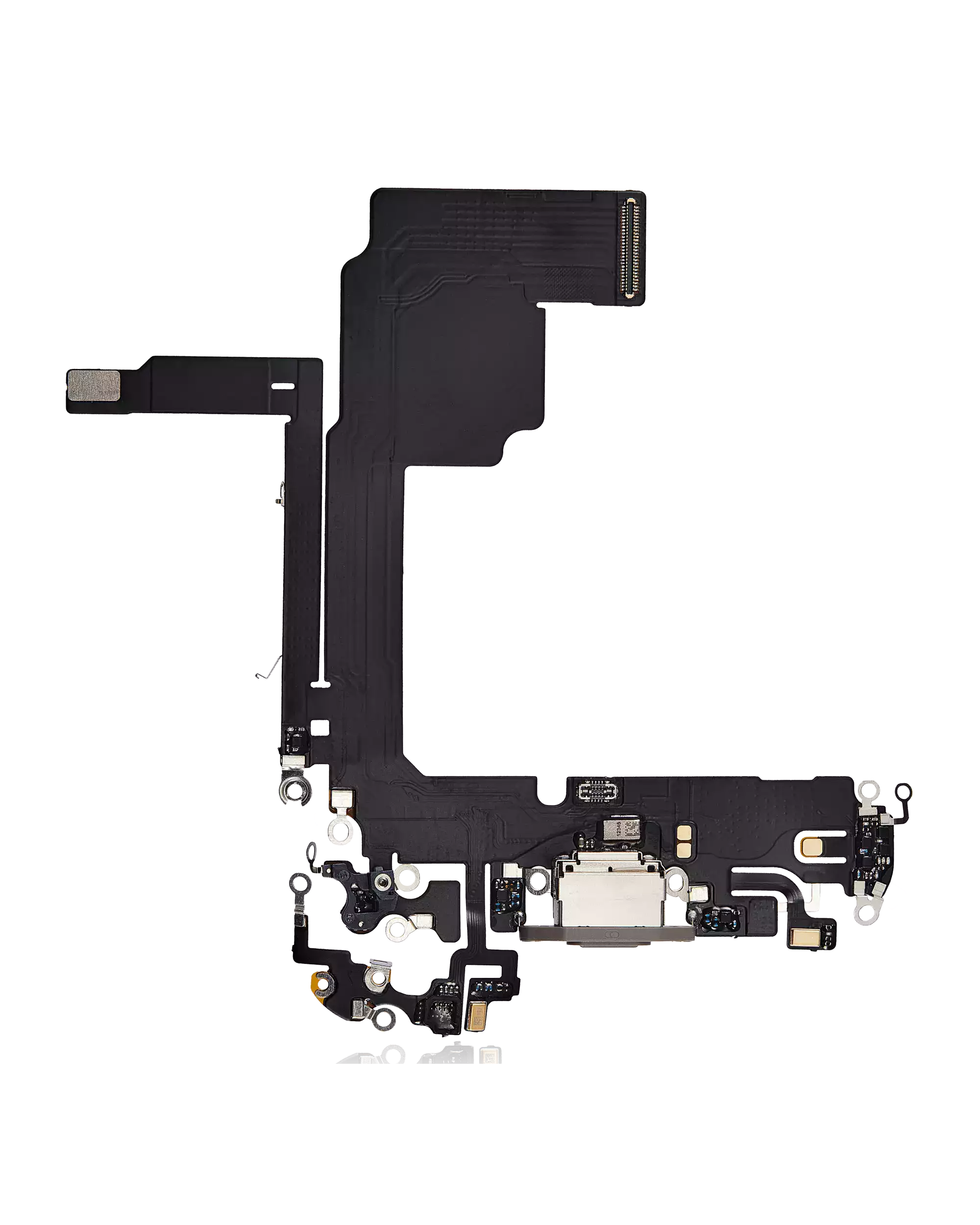 Charging Port Flex Cable Compatible For iPhone 15 Pro (Premium) (Natural Titanium)