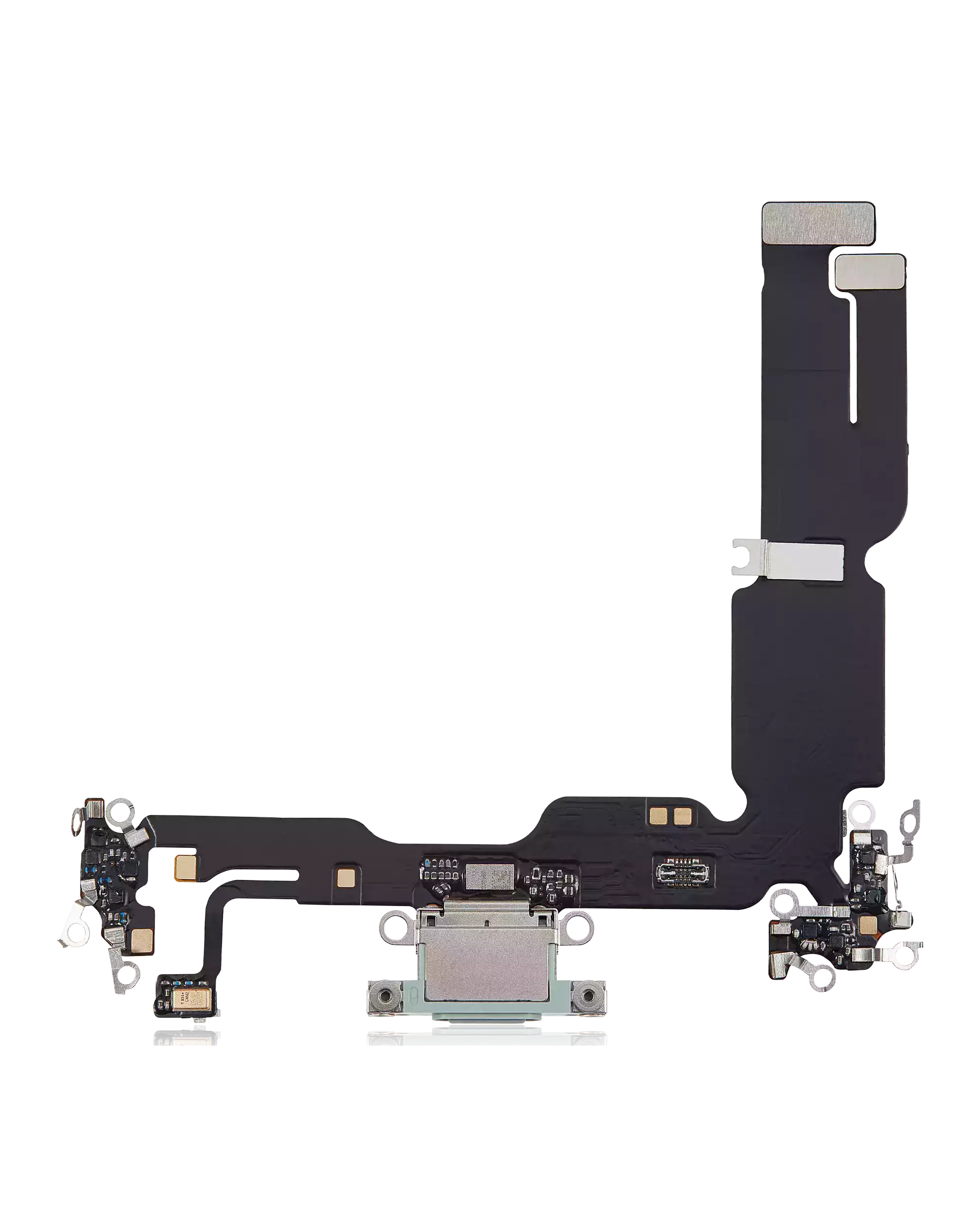 Charging Port Flex Cable Compatible For iPhone 15 Plus (Aftermarket Plus) (Green)