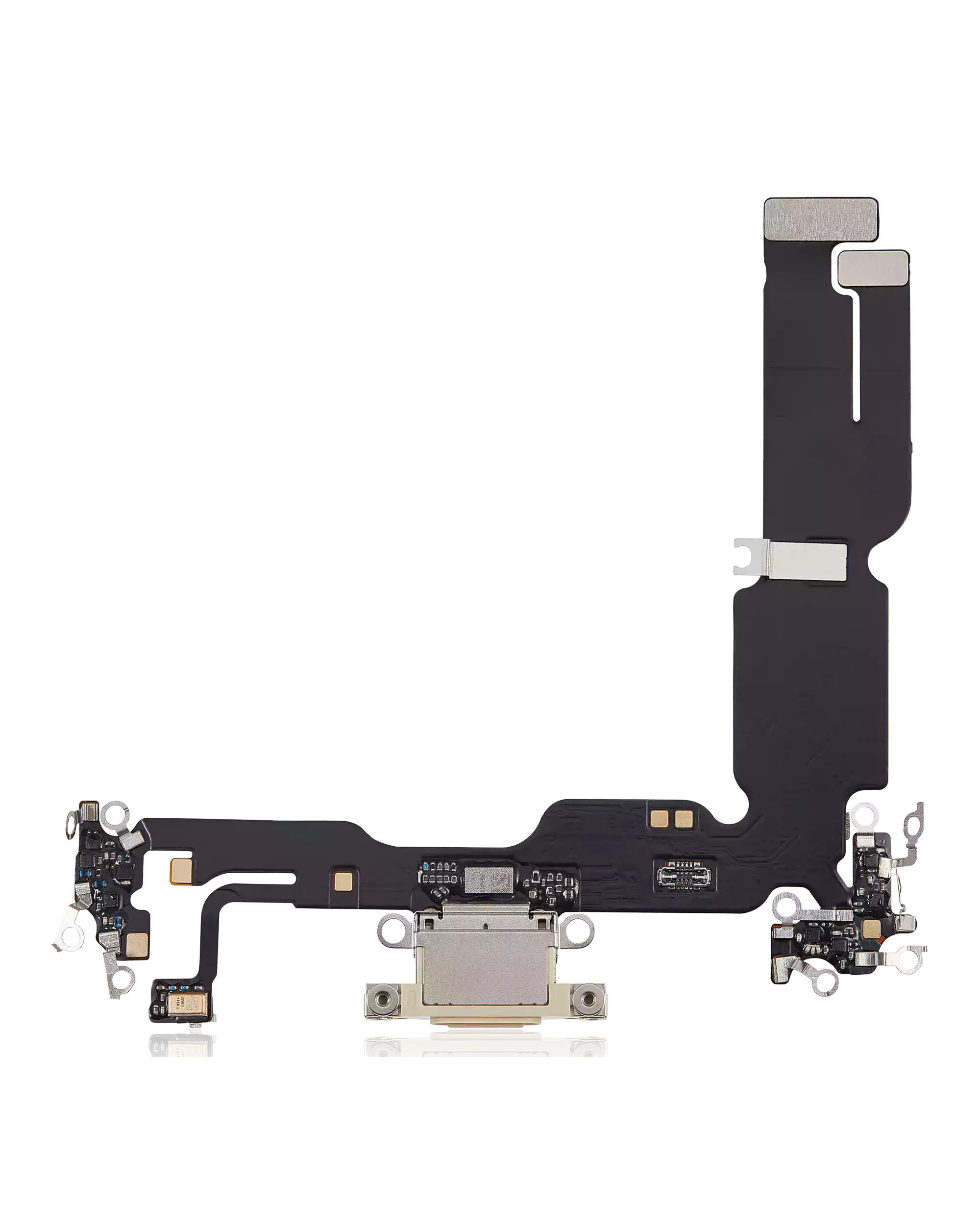 Charging Port Flex Cable Compatible For iPhone 15 Plus (Aftermarket Plus) (Yellow)