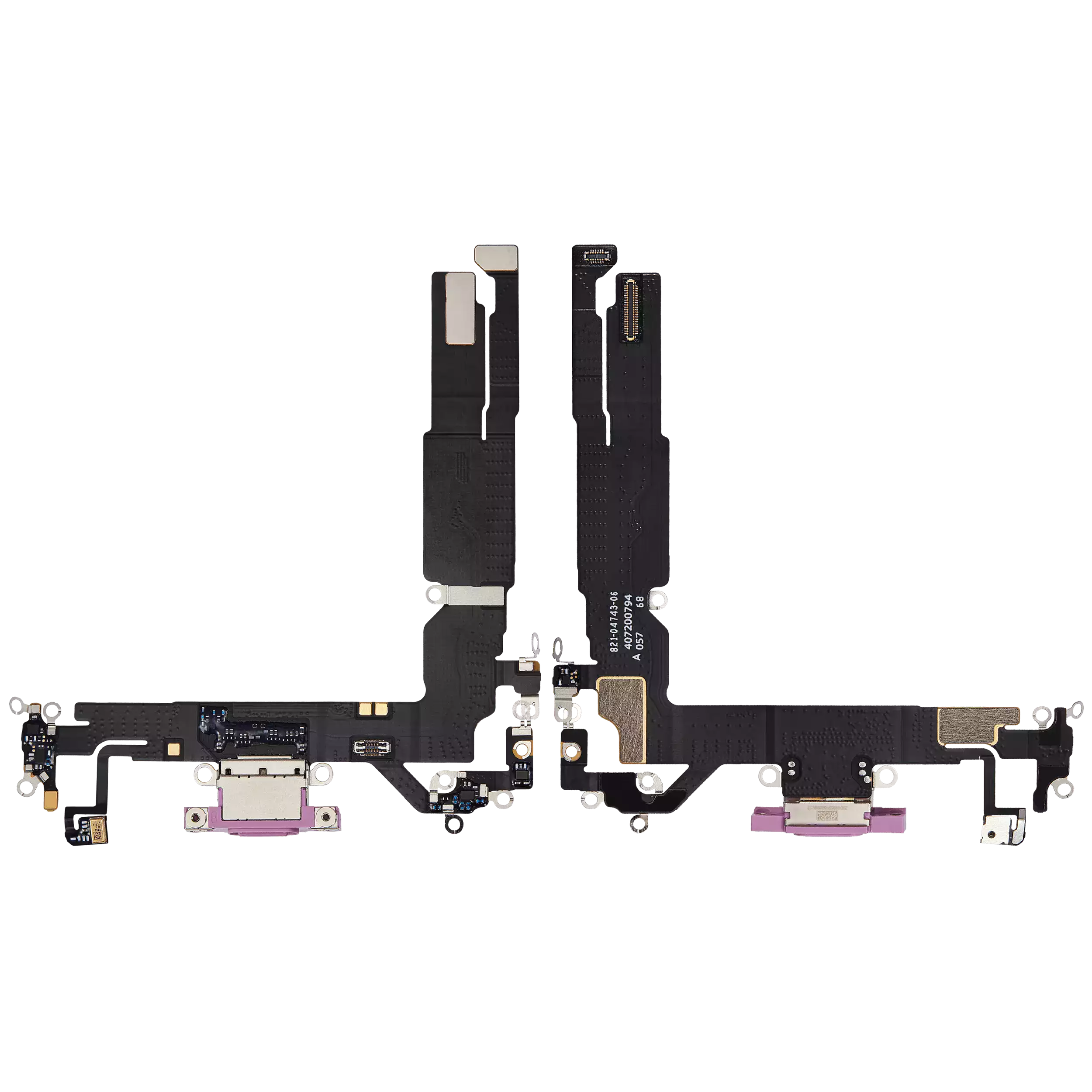 Charging Port Flex Cable Compatible For iPhone 16 (Premium) (Pink)