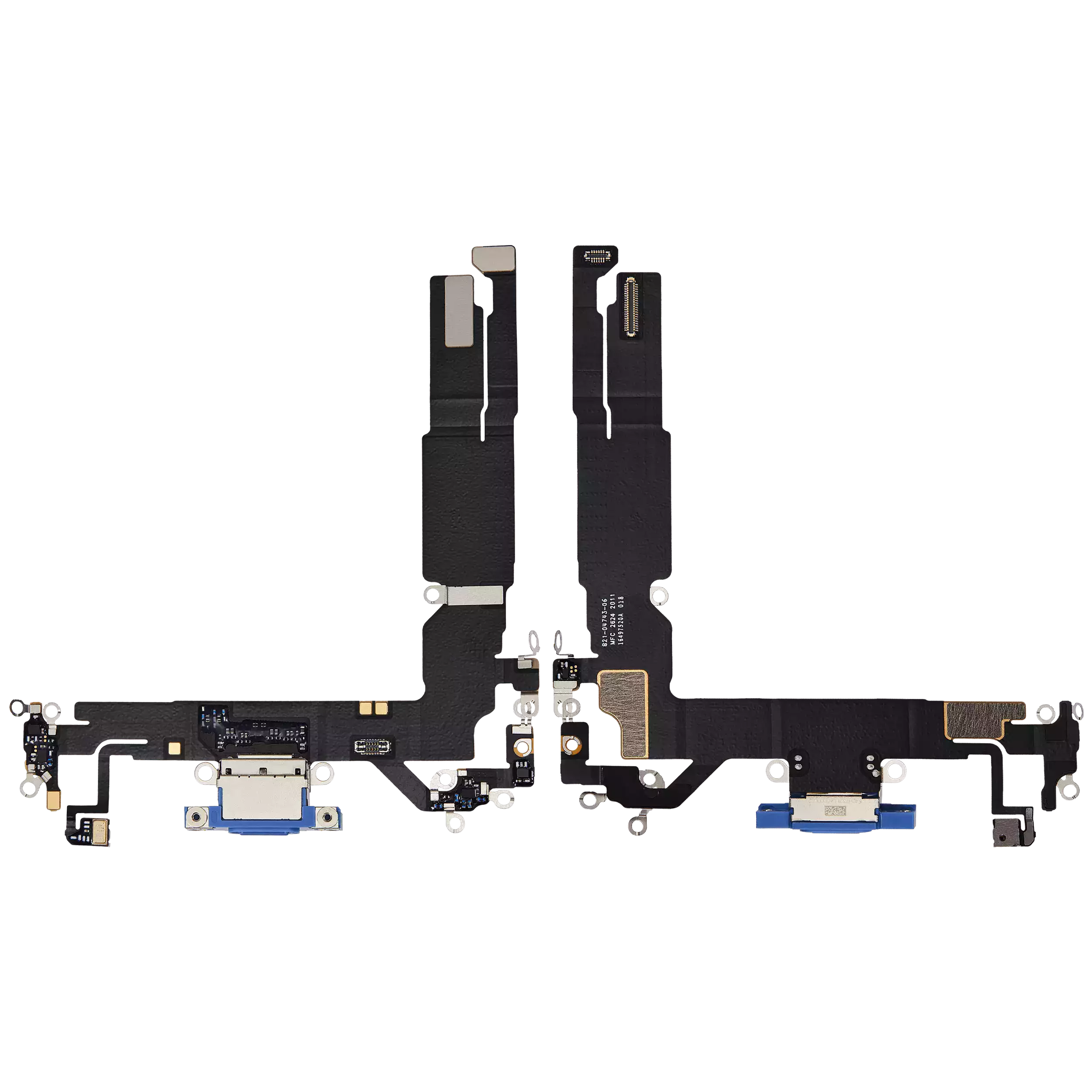 Charging Port Flex Cable Compatible For iPhone 16 (Premium) (Ultramarine)