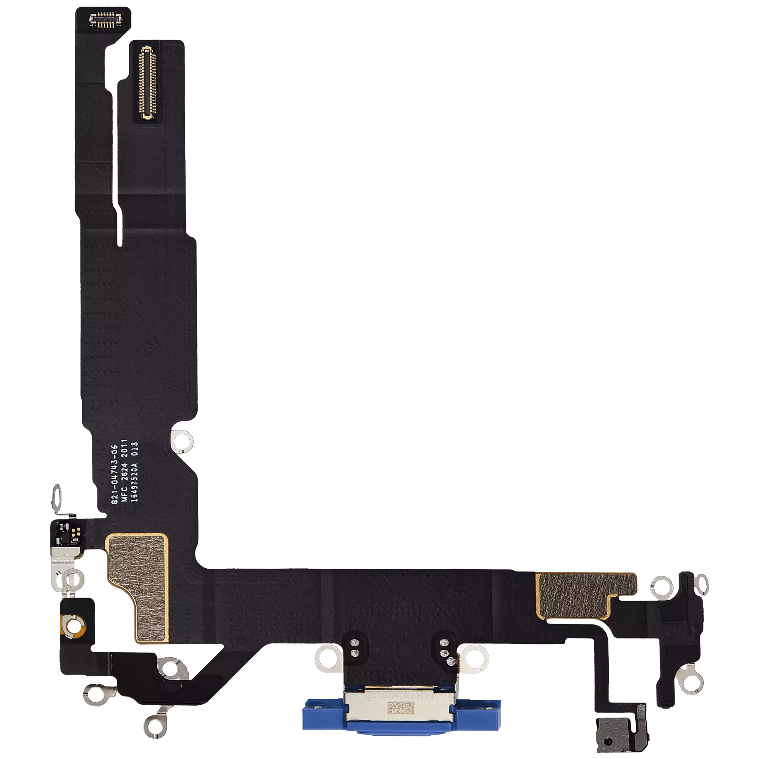 Charging Port Flex Cable Compatible For iPhone 16 (Premium) (Ultramarine)